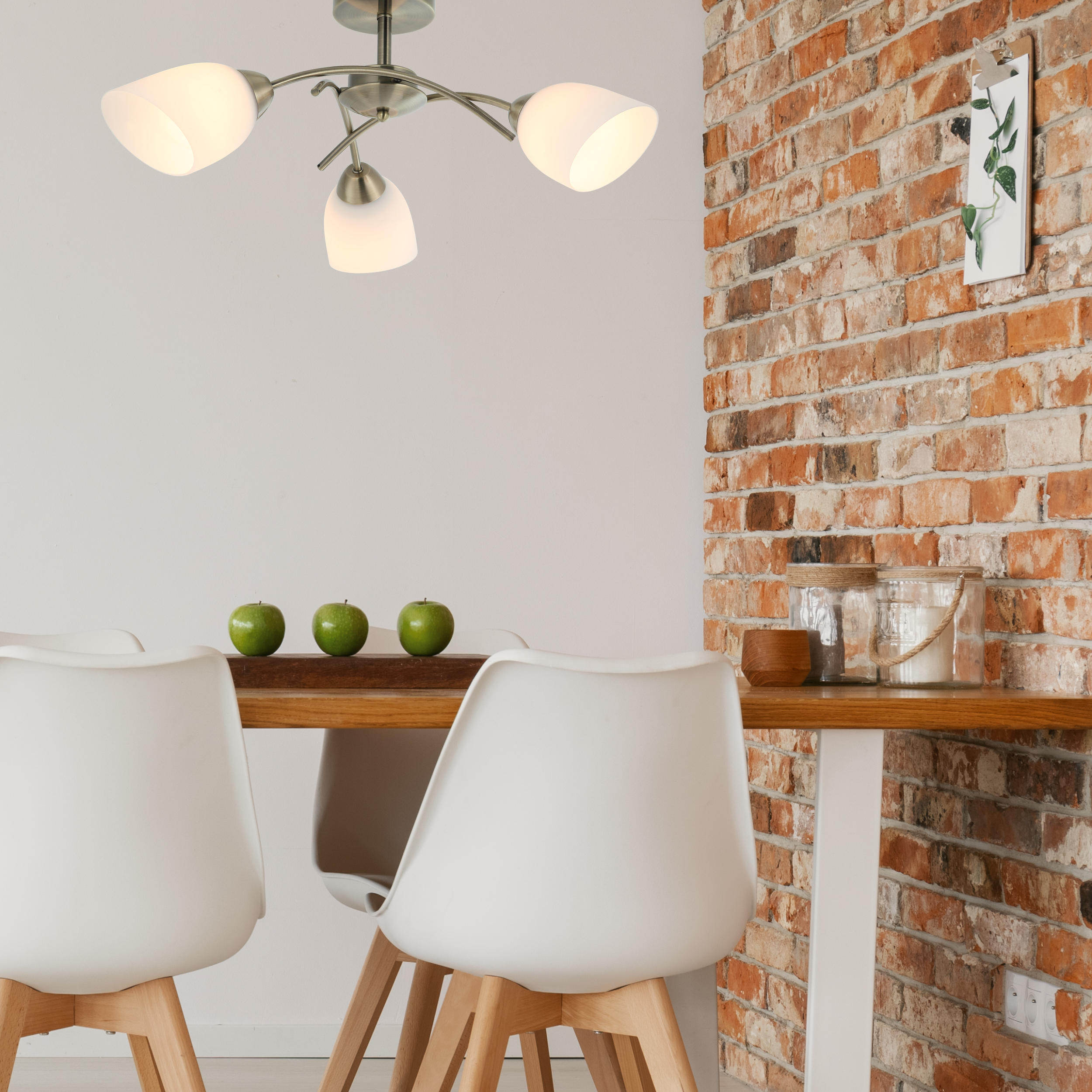 Lampa sufitowa Donna patyna 3 x E27 Lamkur - 3