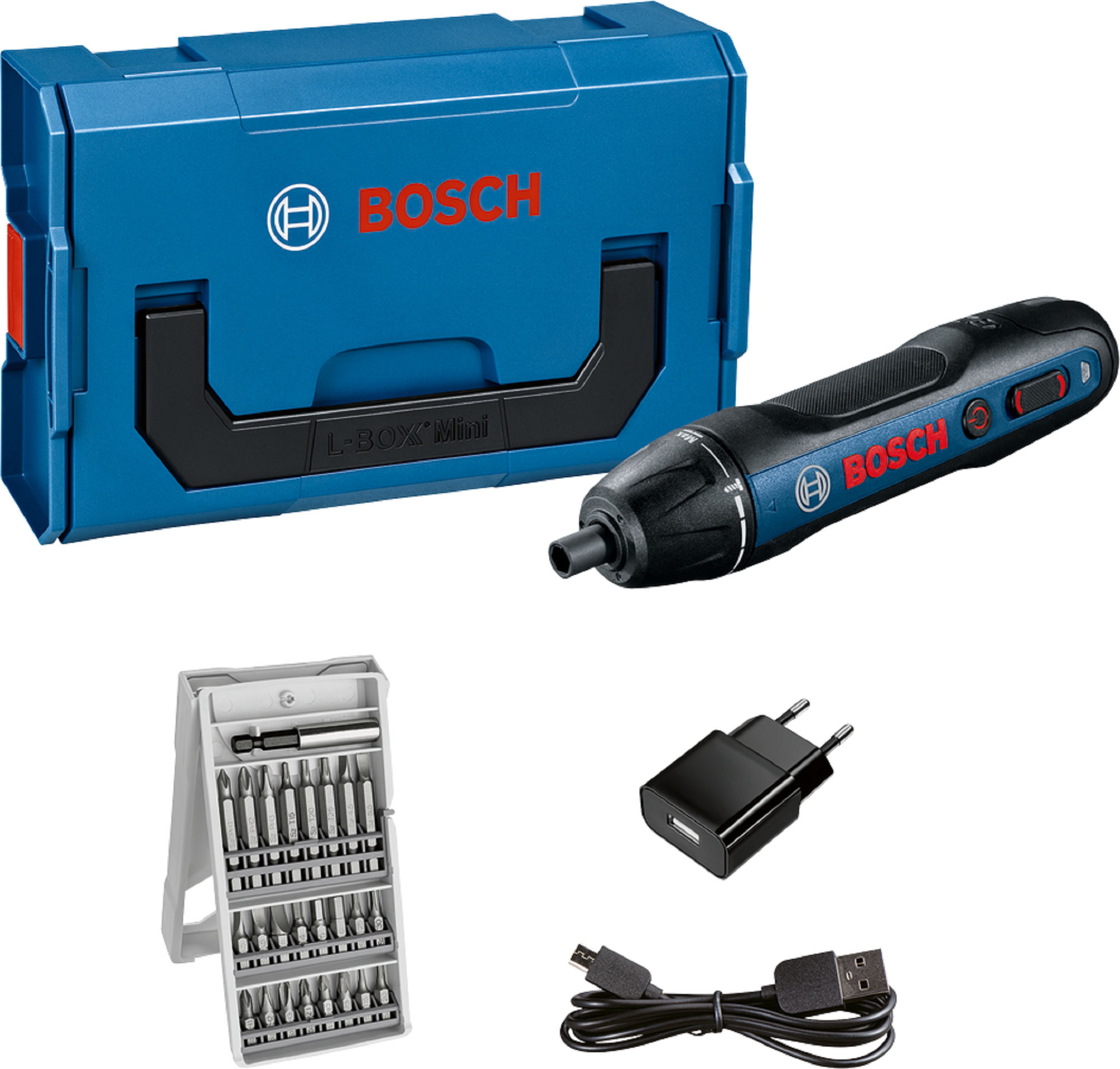 Atornillador bosch professional bosch go de 3.6v + set 25 puntas