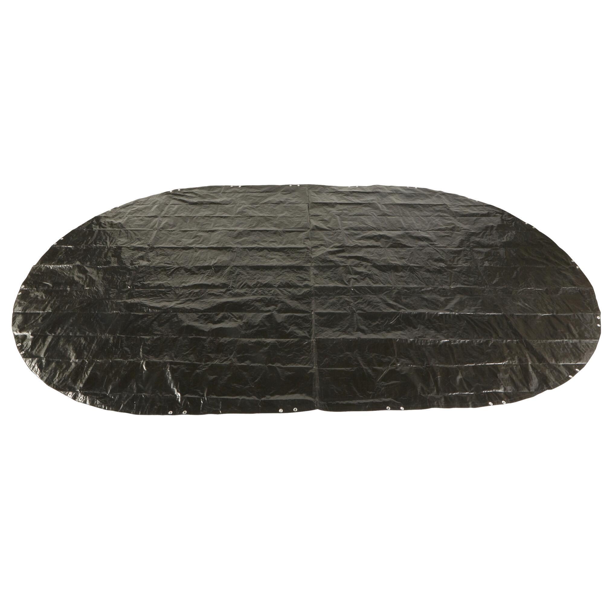 Bâche piscine hiver ovale NATERIAL, L.5 x l.3m - 2