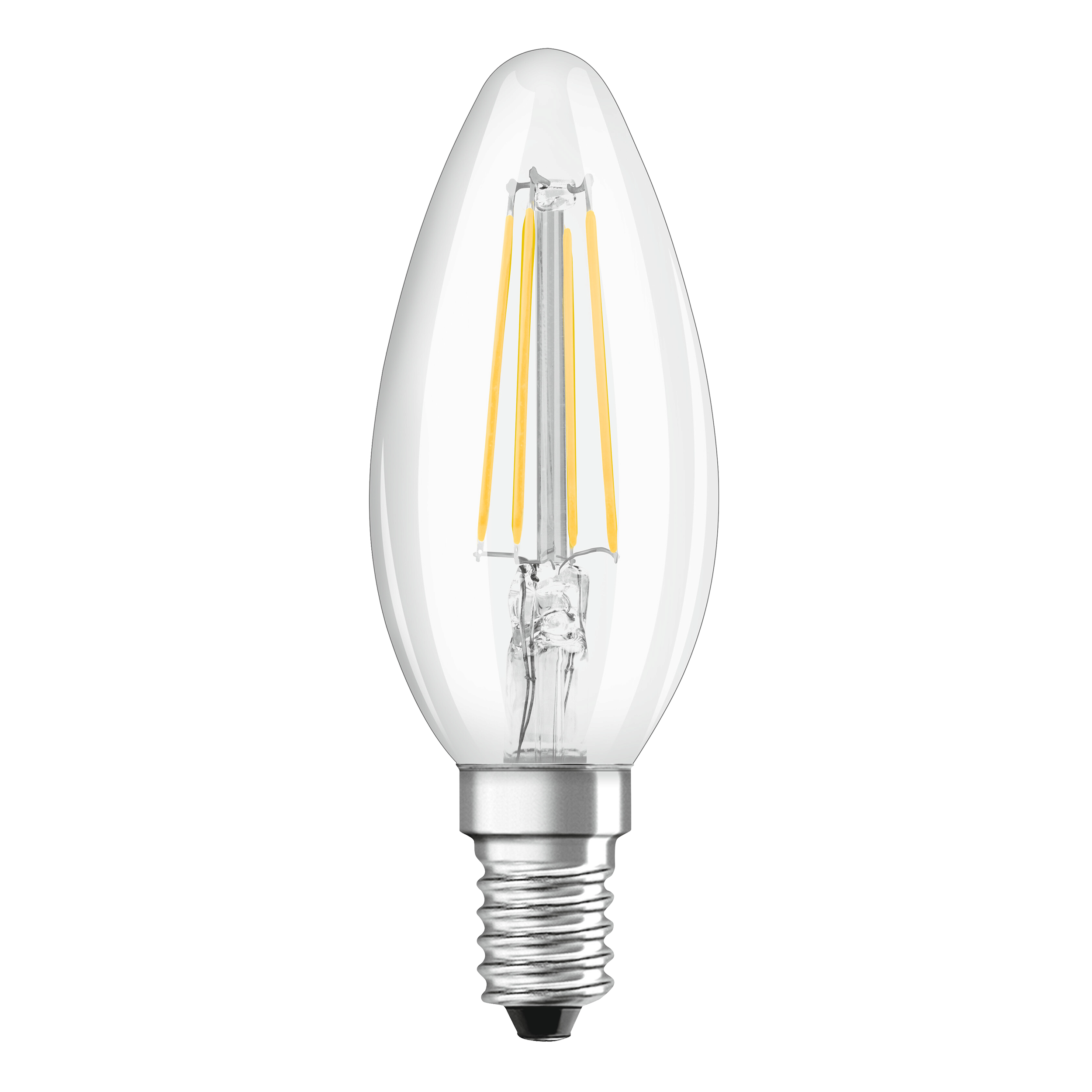 Bombilla led filamento e14 vela 470 lúmenes 4.5w de 6500k