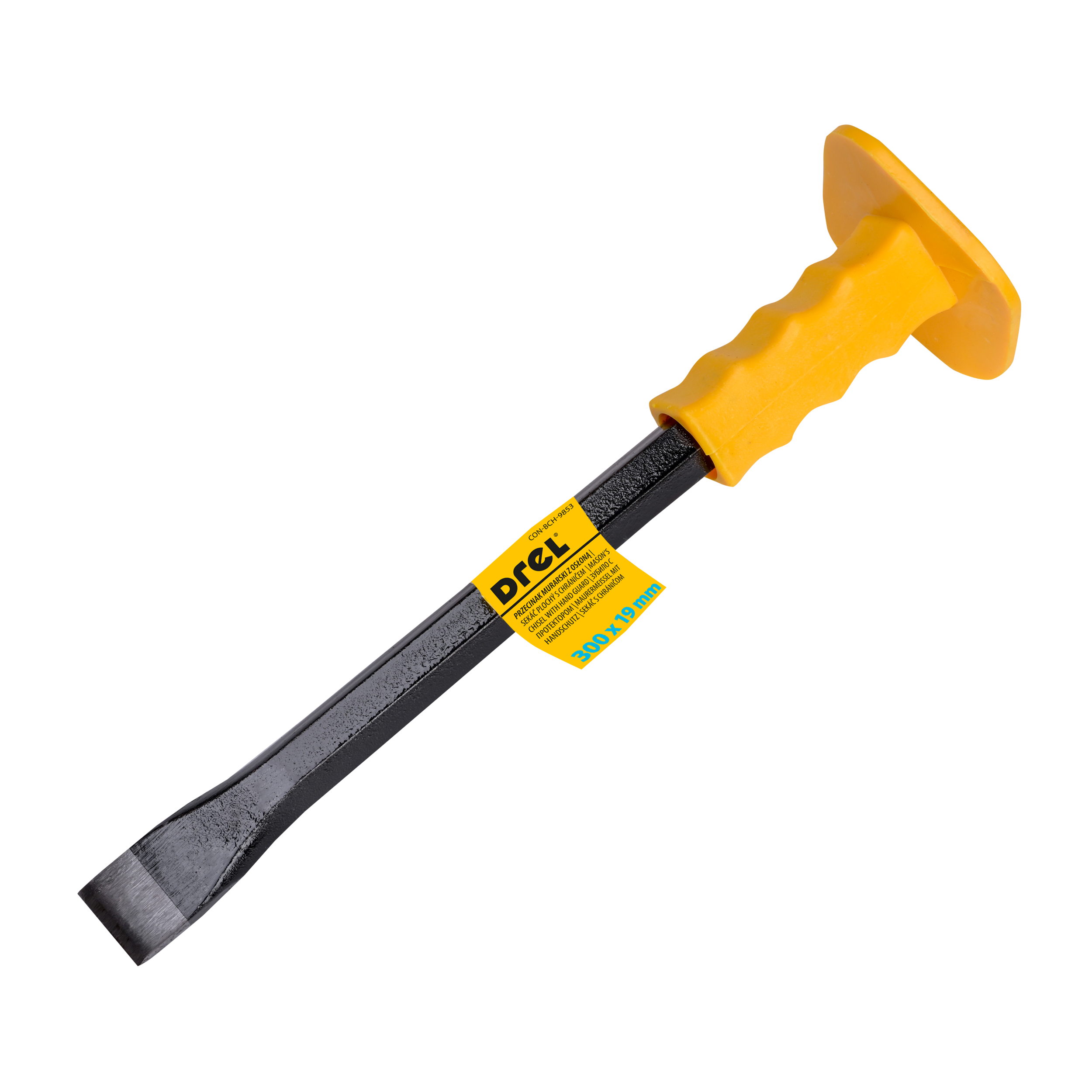 Przecinak murarski z osłoną dłoni 300 x 19 mm CON-BCH-9853 DREL - 2
