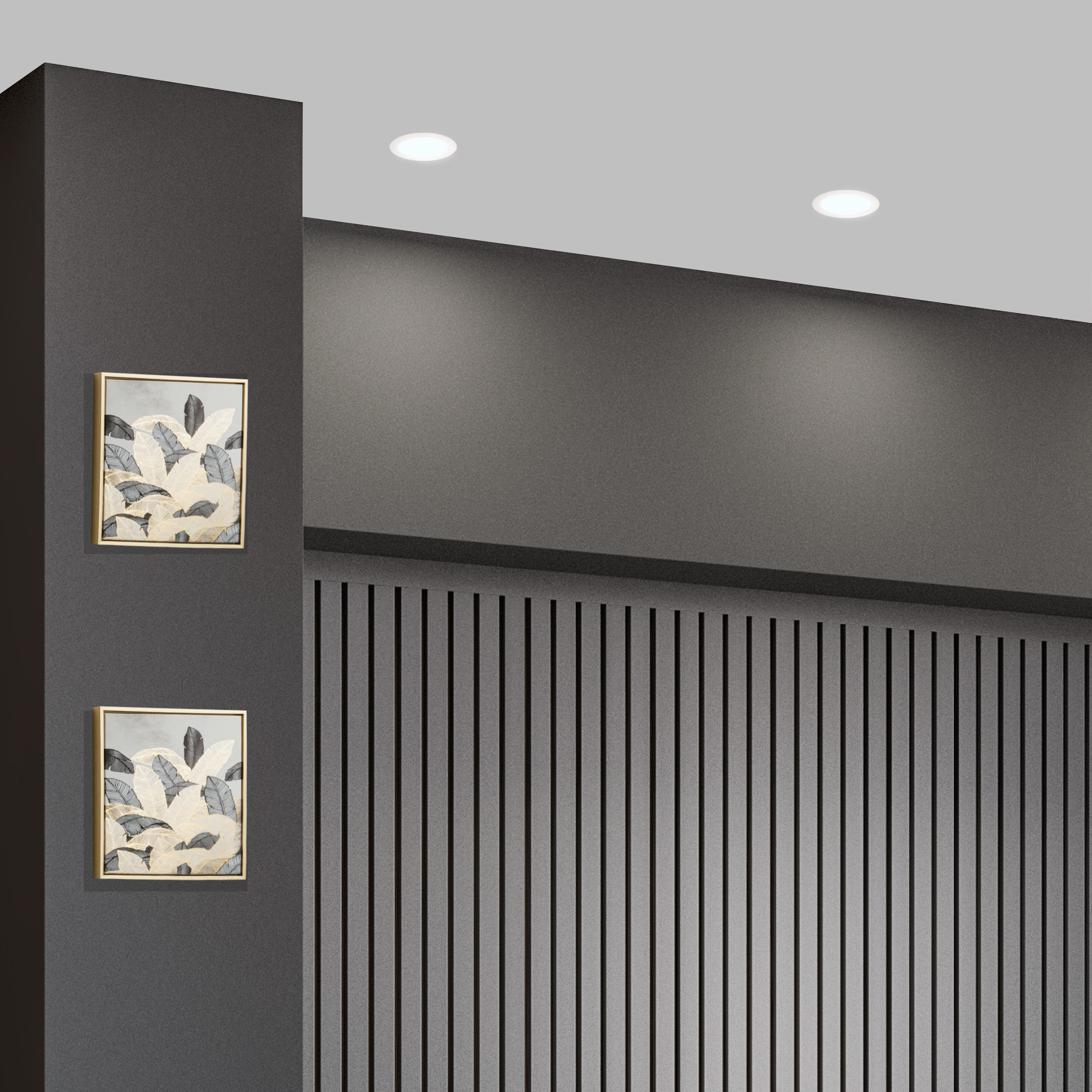 Downlight LED empotrable INSPIRE EXTRAFLAT blanco redondo ø17 cm 1700 lm W luz blanco frío 6000K CRI 89-80 luz natural y fiel IP20 - Foco LED empotrado para techos - 6