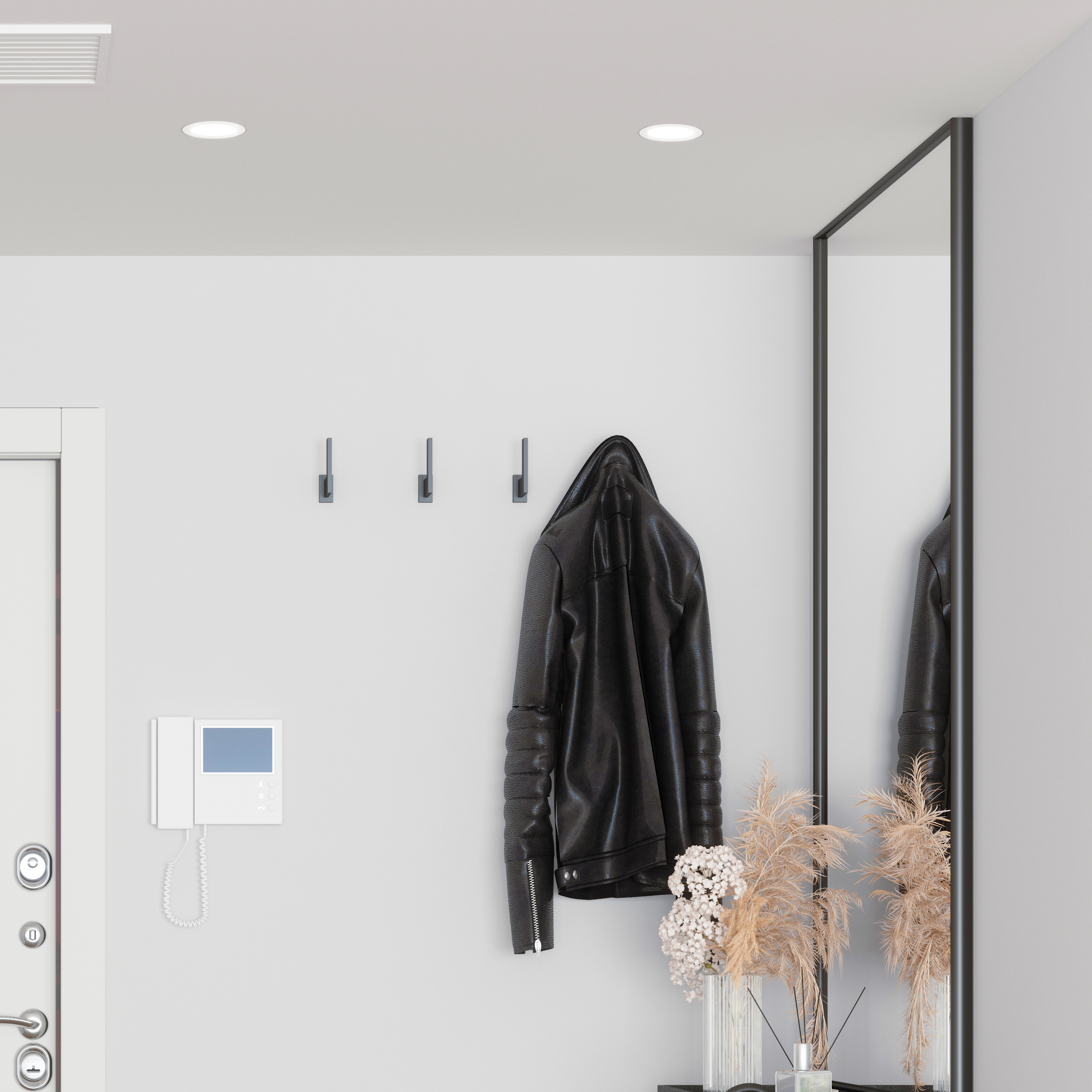 Downlight LED empotrable INSPIRE EXTRAFLAT blanco redondo ø12 cm 1160 lm 4000K CRI 89-80 luz natural y fiel IP20 - Foco LED empotrado para techos - 3