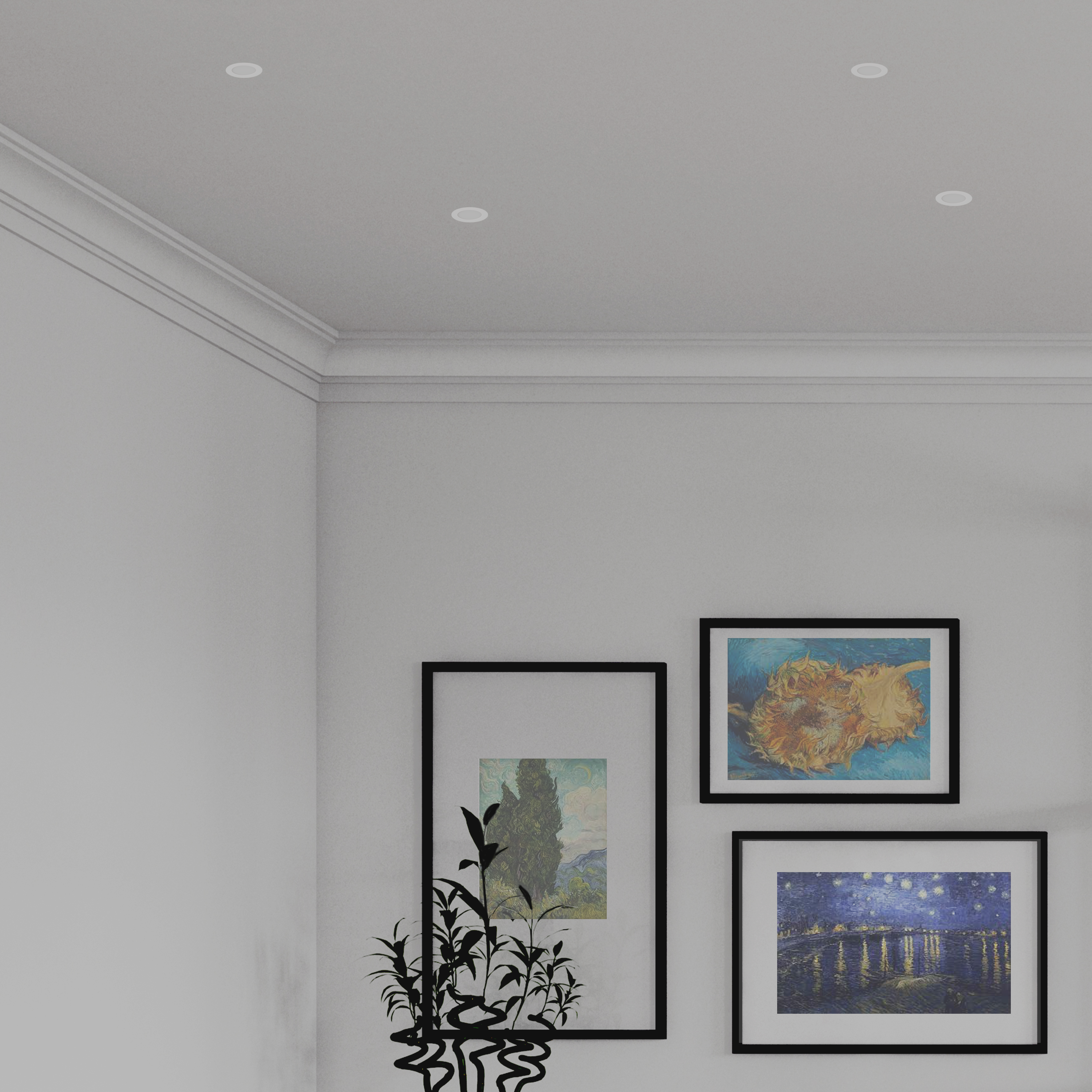 Foco de encastrar Inspire EXTRAFLAT redondo 370lm 4000k 8.5mm aluminio - 4