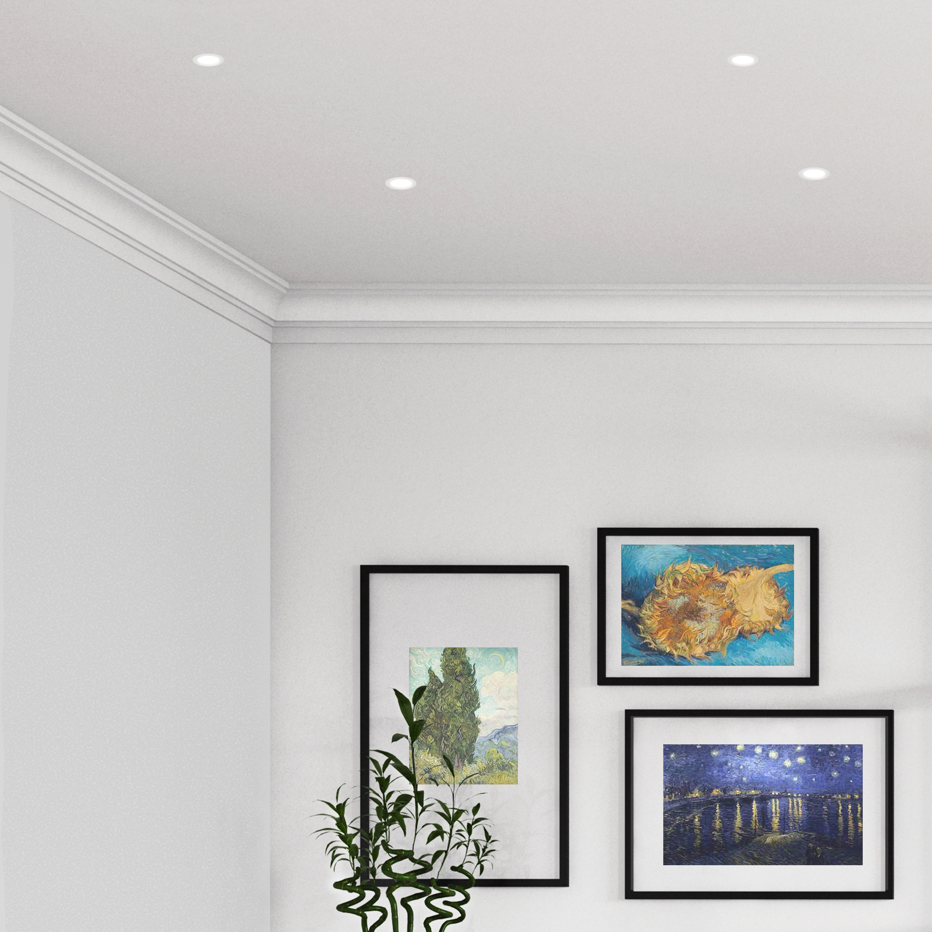 Foco de encastrar Inspire EXTRAFLAT redondo 370lm 4000k 8.5mm aluminio - 3