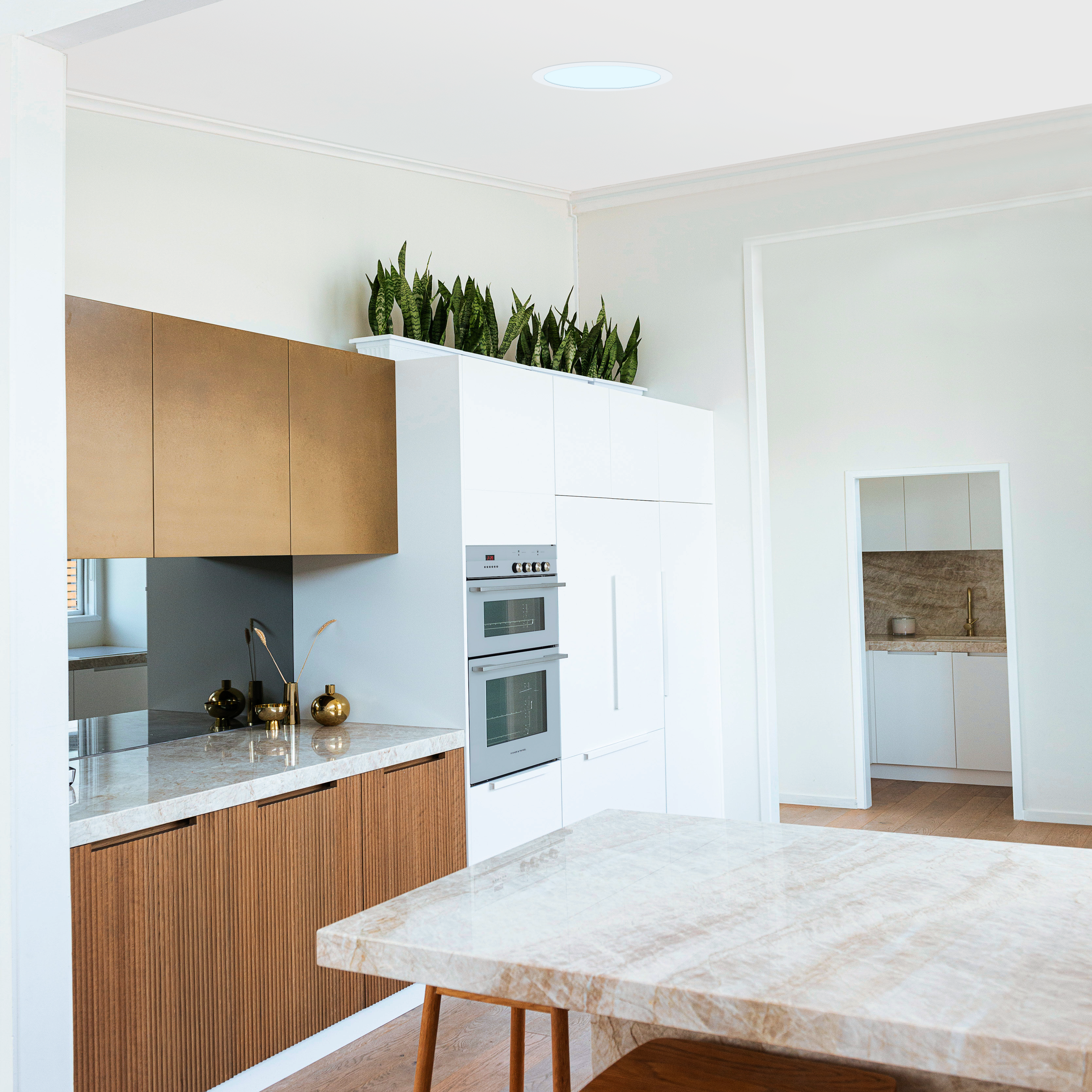 Downlight LED empotrable INSPIRE EXTRAFLAT blanco redondo ø30 cm 3700 lm luz blanco frío 6000K CRI 89-80 luz natural y fiel IP20 - Foco LED empotrado para techos - 5