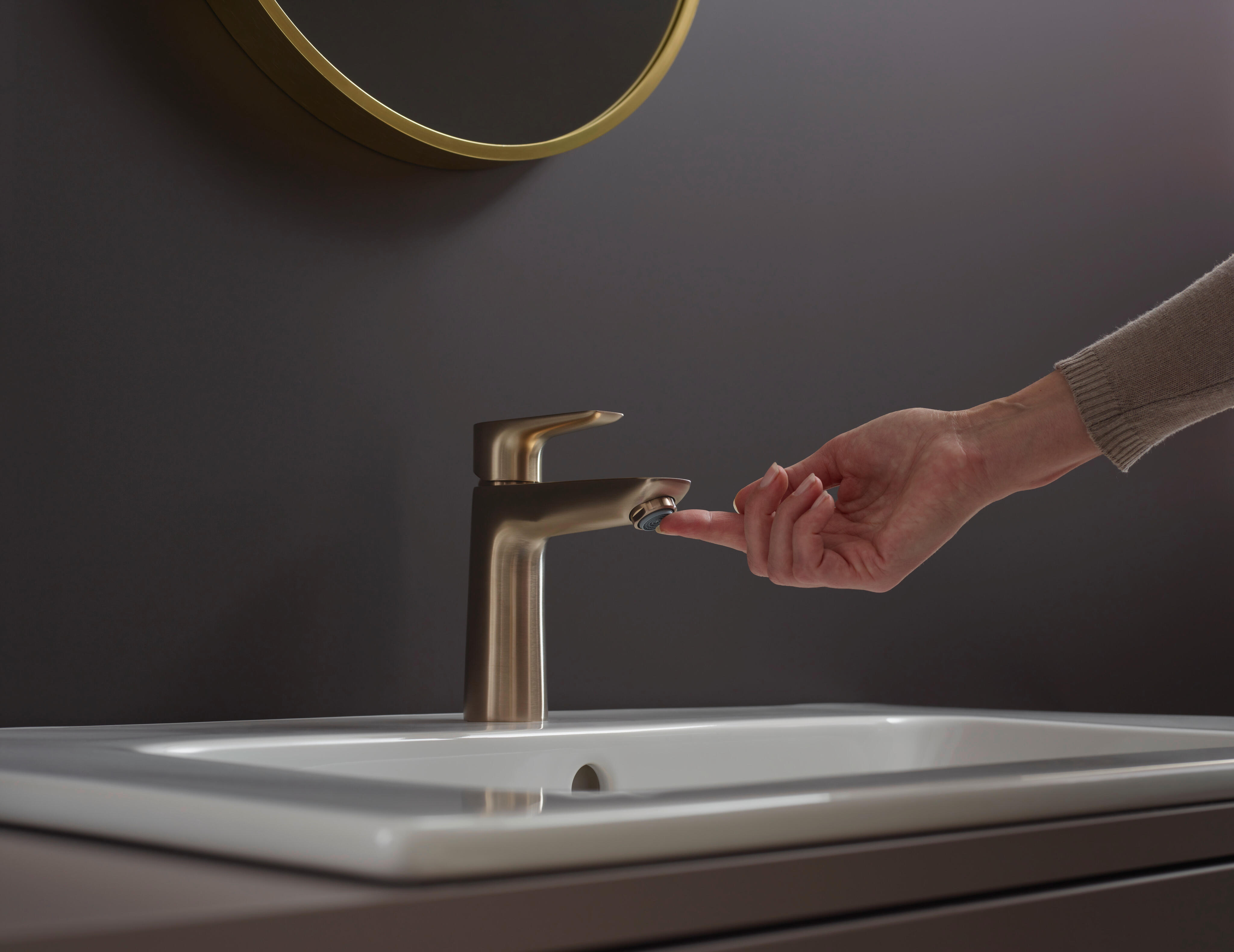 Mitigeur de lavabo M bronze, Talis e eco, HANSGROHE - 4