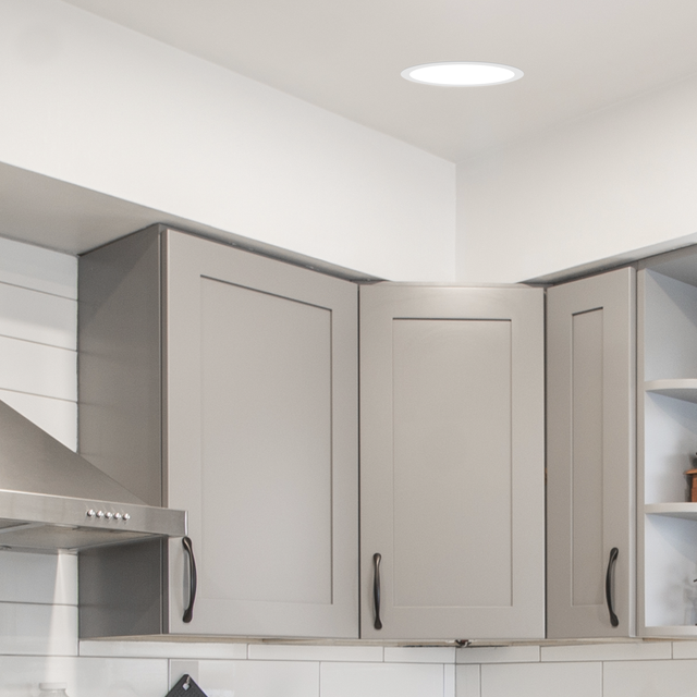 Faretto da incasso con fonte luminosa fisso Modulo LED INSPIRE EXTRAFLAT bianco  Ø 22.5 cm Luce bianco naturale