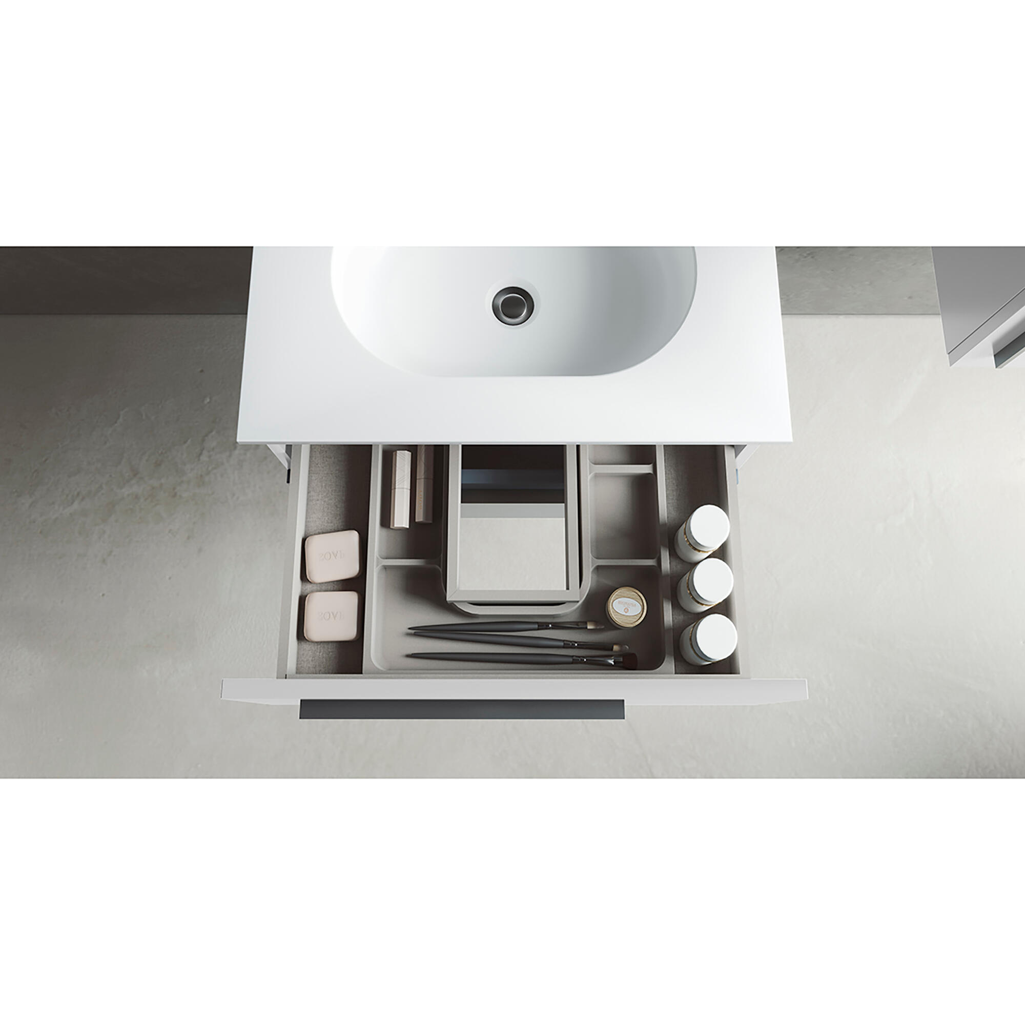 Mueble de baño Mía blanco 60x39.5 cm (lavabo no incluido) - 10