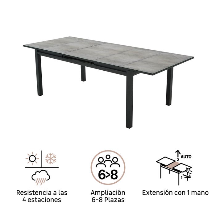 MESA ODYSSEA PRE EXT 180/240X100X75CMANT