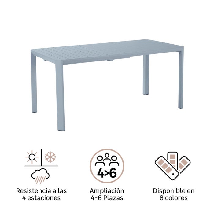 Mesa de jardín extensible Idaho