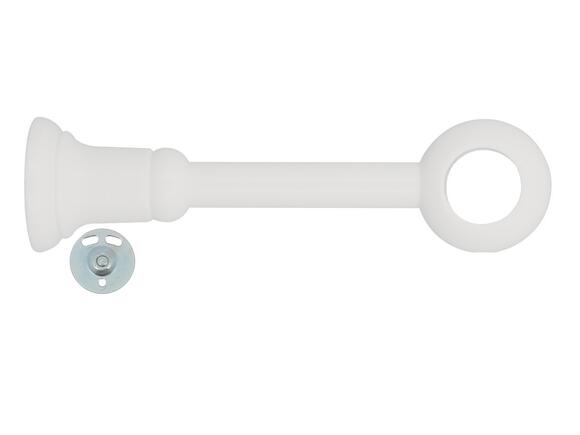 Soporte ajustable 85-180 mm blanco lacado 28 mm