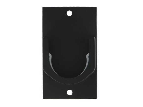 Soportes entrepared easy metal negro mate d28 mm