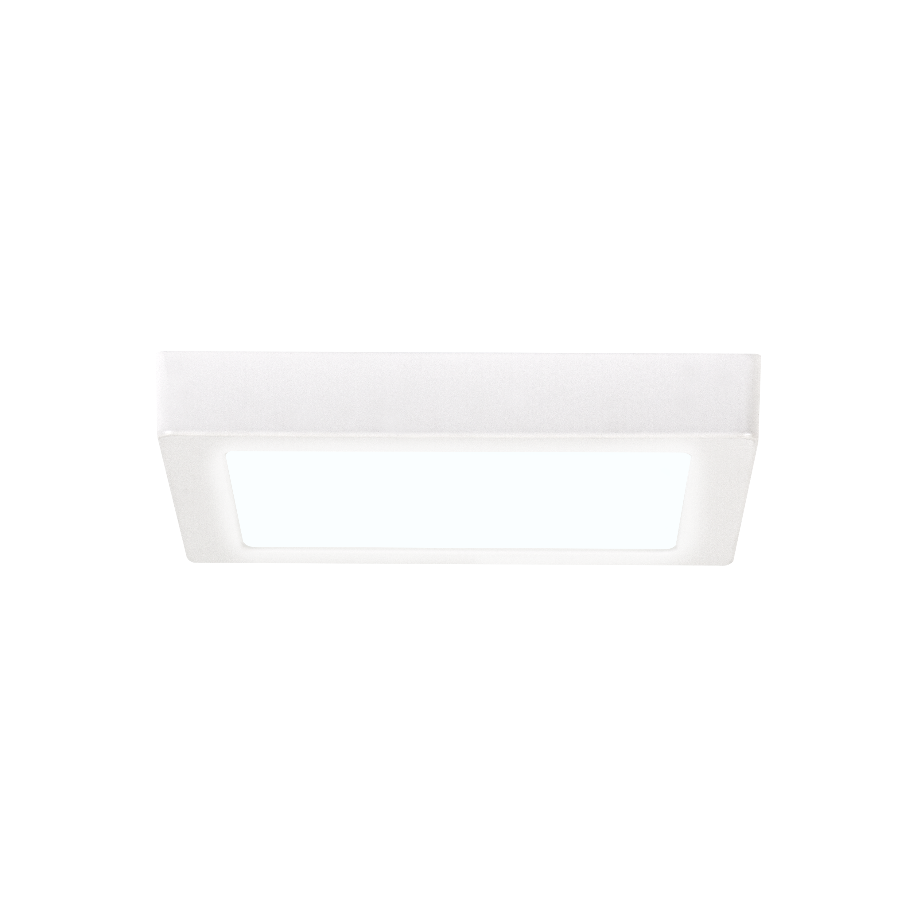 Downlight LED de superficie INSPIRE PP blanco cuadrado 2500 lm  luz blanco frío 6000K CRI 89-80 luz natural y fiel IP20 - Foco LED de superficie para techos - 4