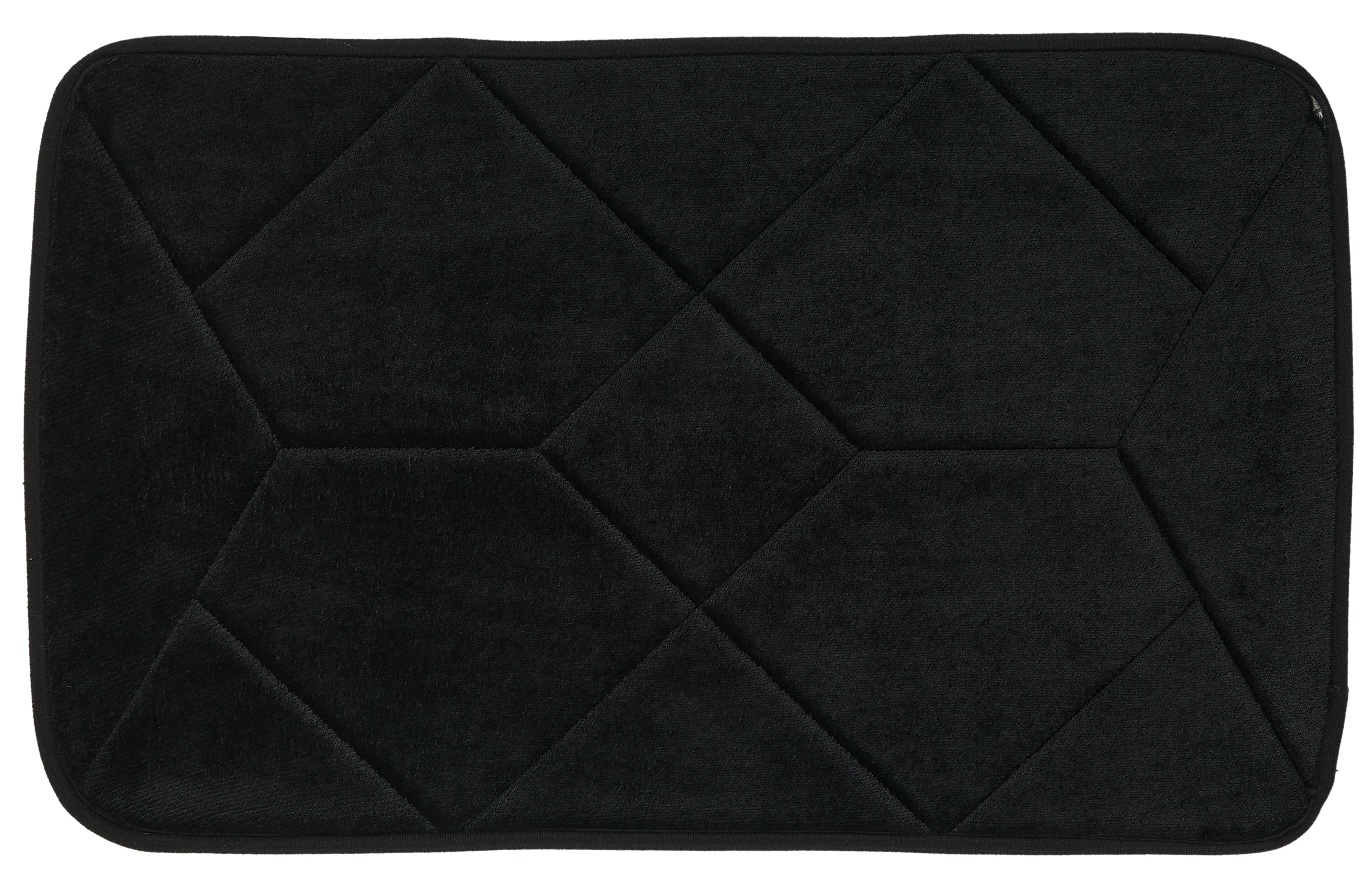 Dywanik łazienkowy czarny 50 x 80 Evg Trade