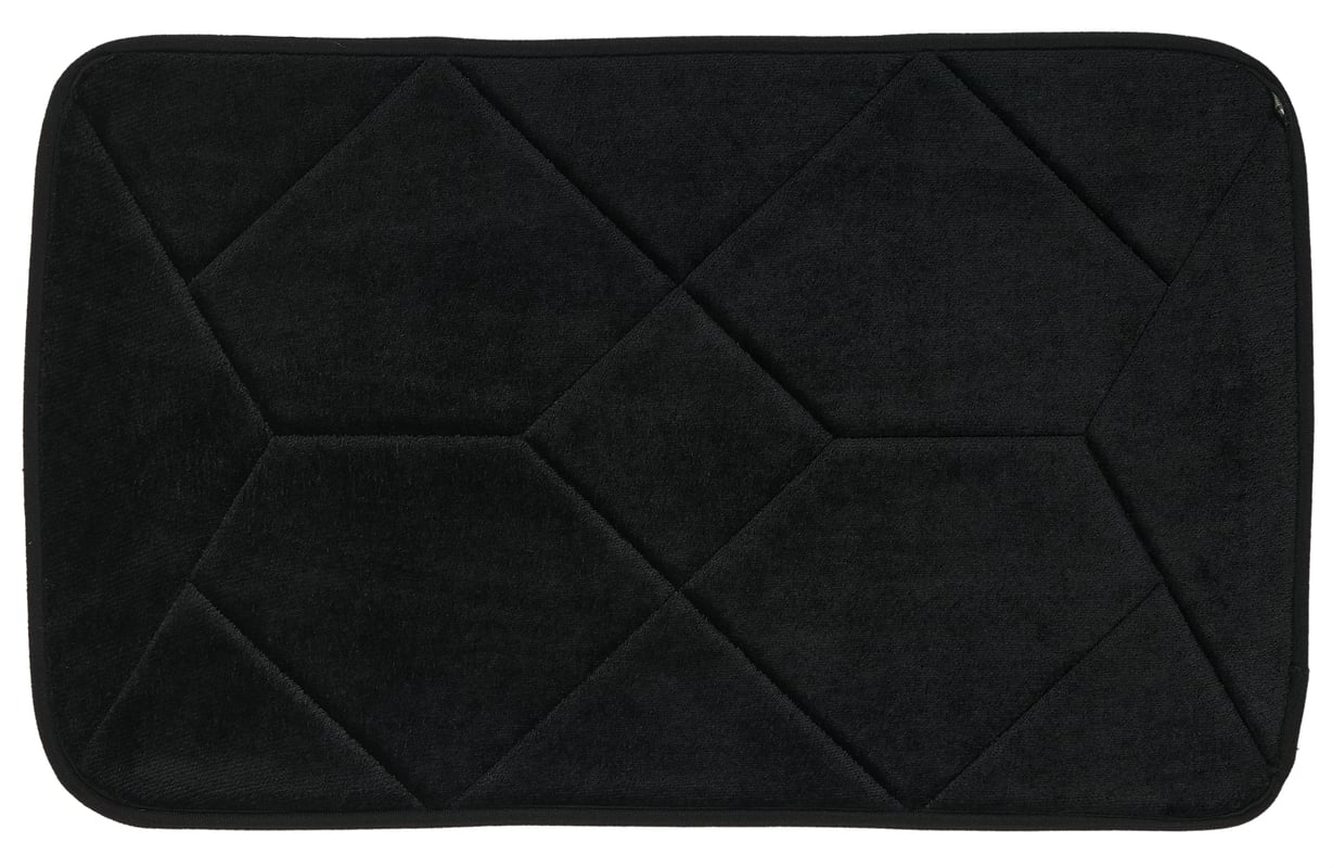 Dywanik łazienkowy czarny 50 x 80 Evg Trade