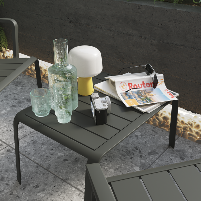 mesa de jardim-terraço-jardim-alumínio-floresta-vert-idaho-material