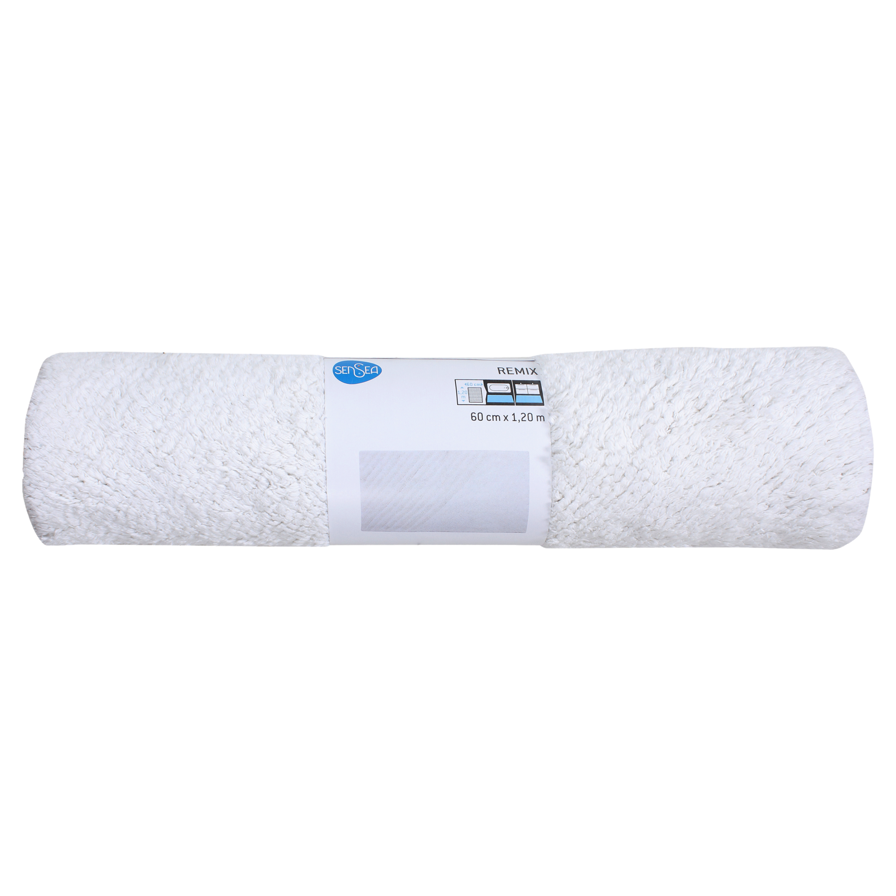 Tapis de bain l.60 x L.120 cm white 0 Remix SENSEA - 6