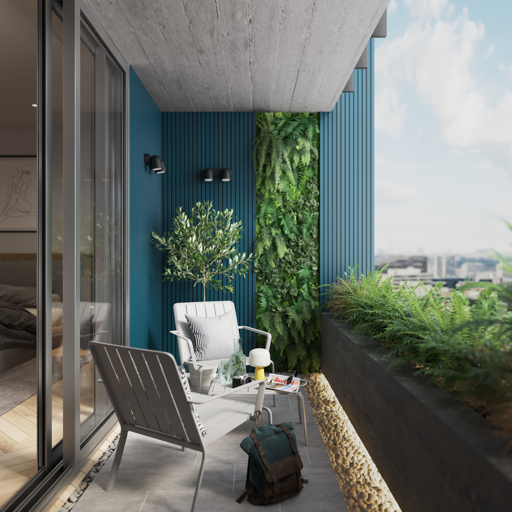 Sedia da giardino con braccioli Idaho NATERIAL, struttura e seduta in alluminio grigio - 3