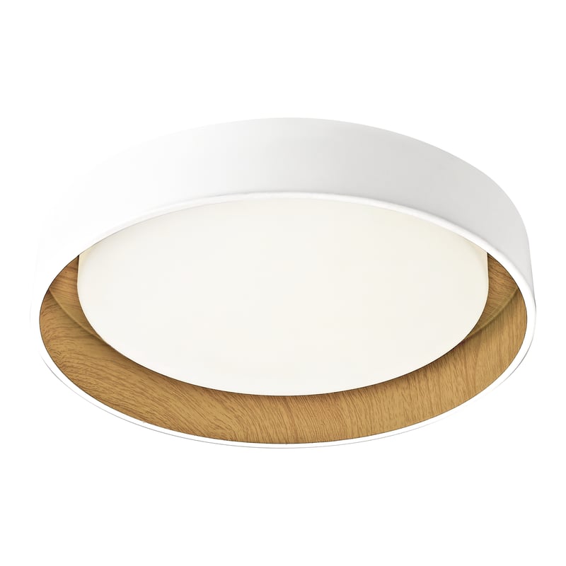 Plafon Malai biały śr. 30 cm LED Inspire