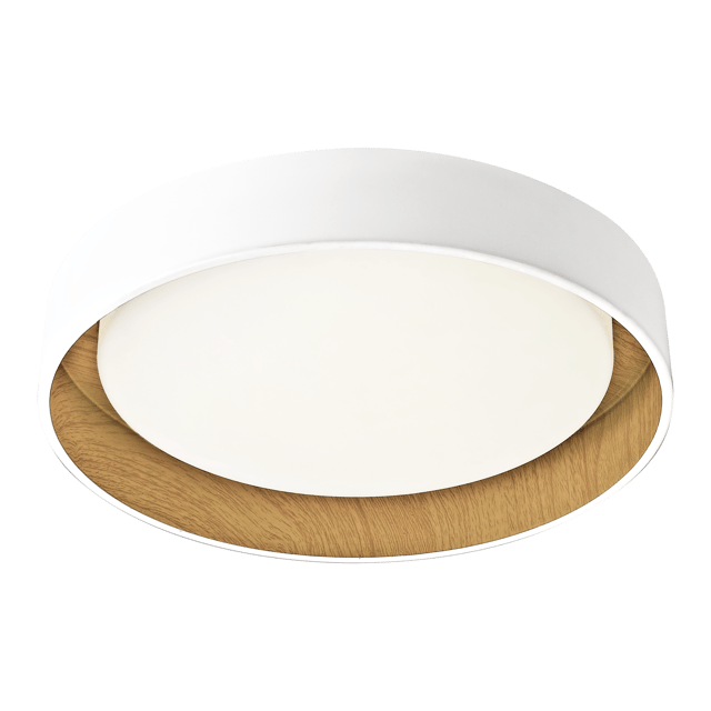 Plafon Malai biały śr. 30 cm LED Inspire