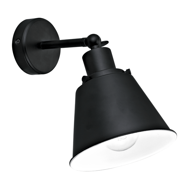 Reflektor Gerli czarny E27 IP44 Inspire