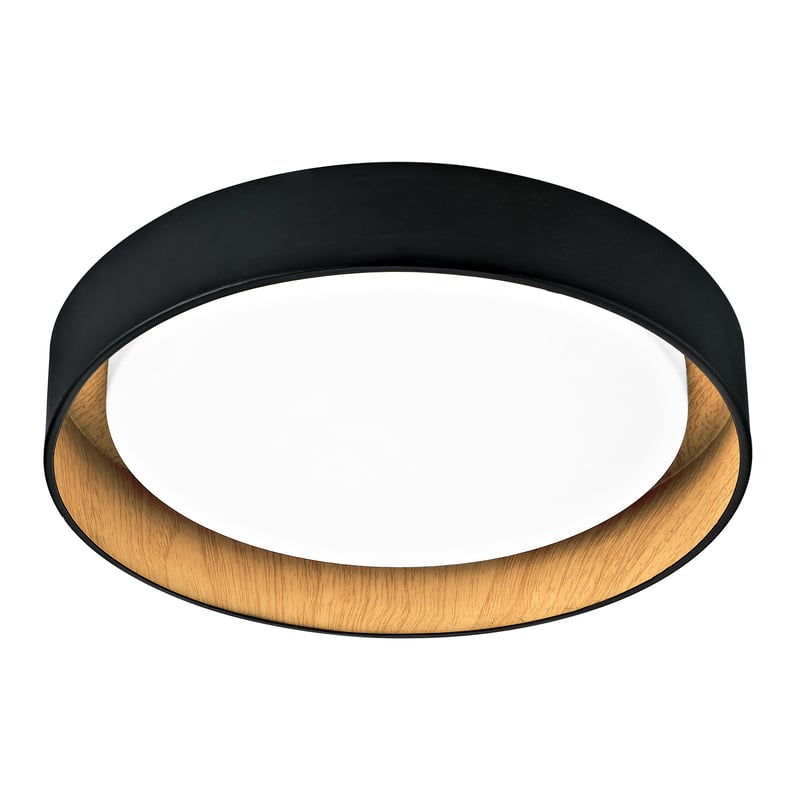 Plafon Malai czarny śr. 30 cm LED Inspire