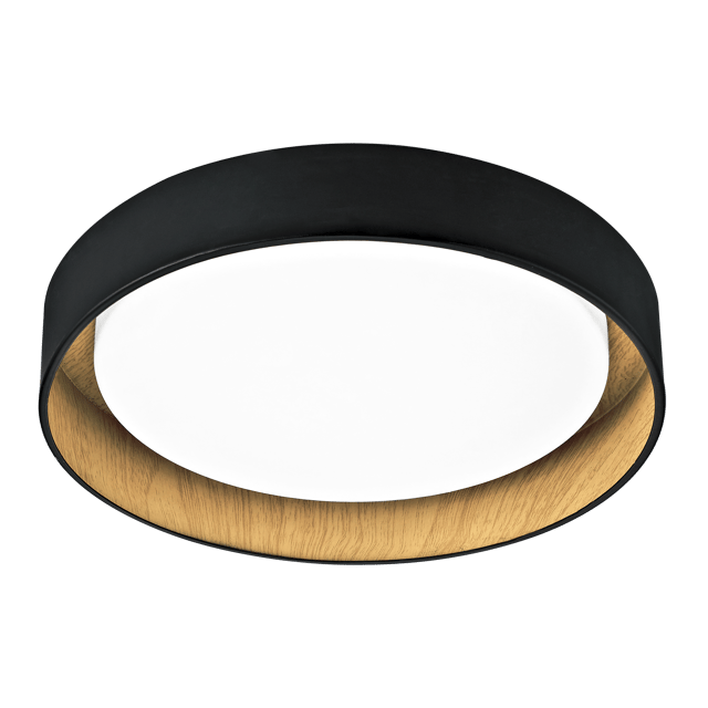 Plafon Malai czarny śr. 30 cm LED Inspire