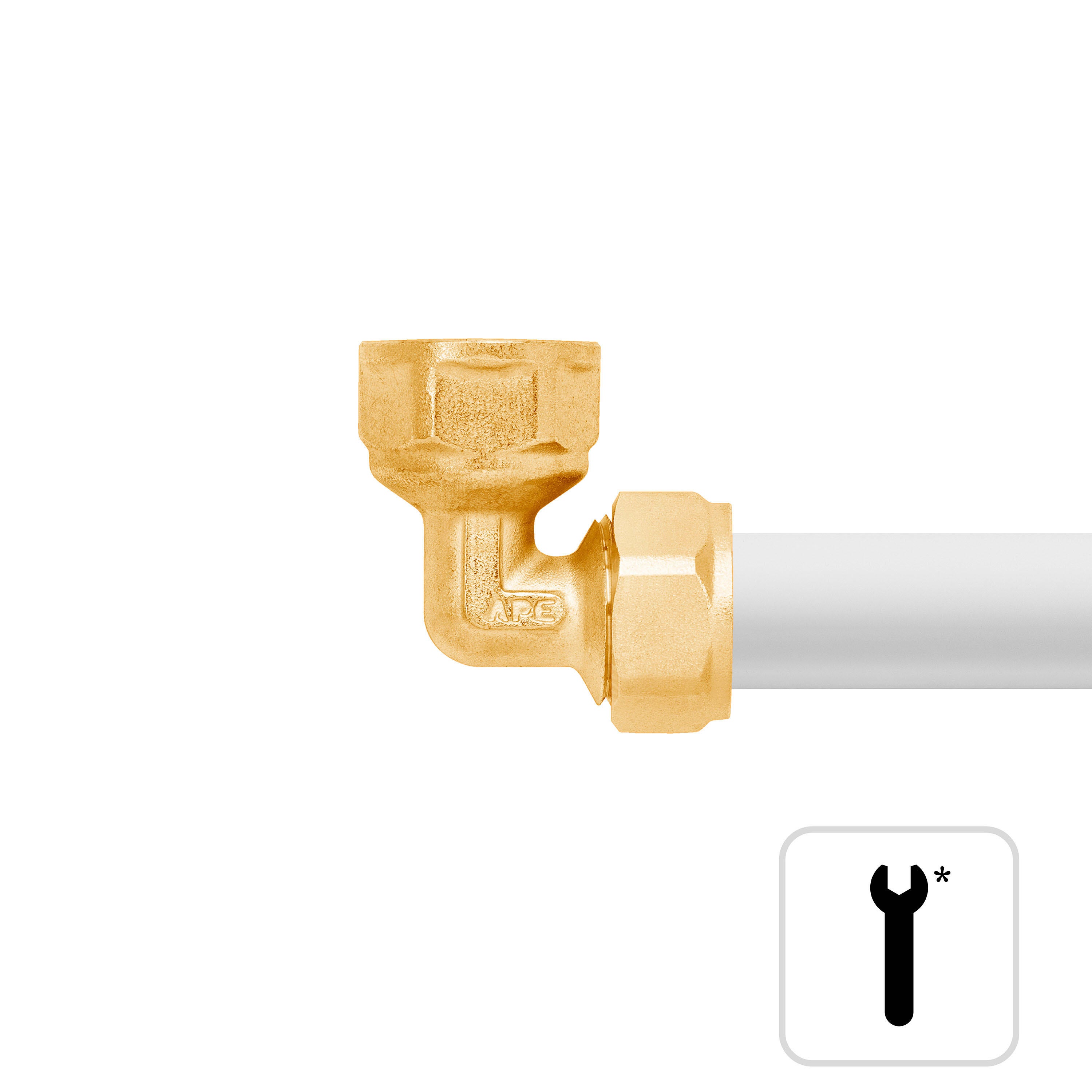 Coude à compression multicouche ⌀ 20 F20x27 (3/4