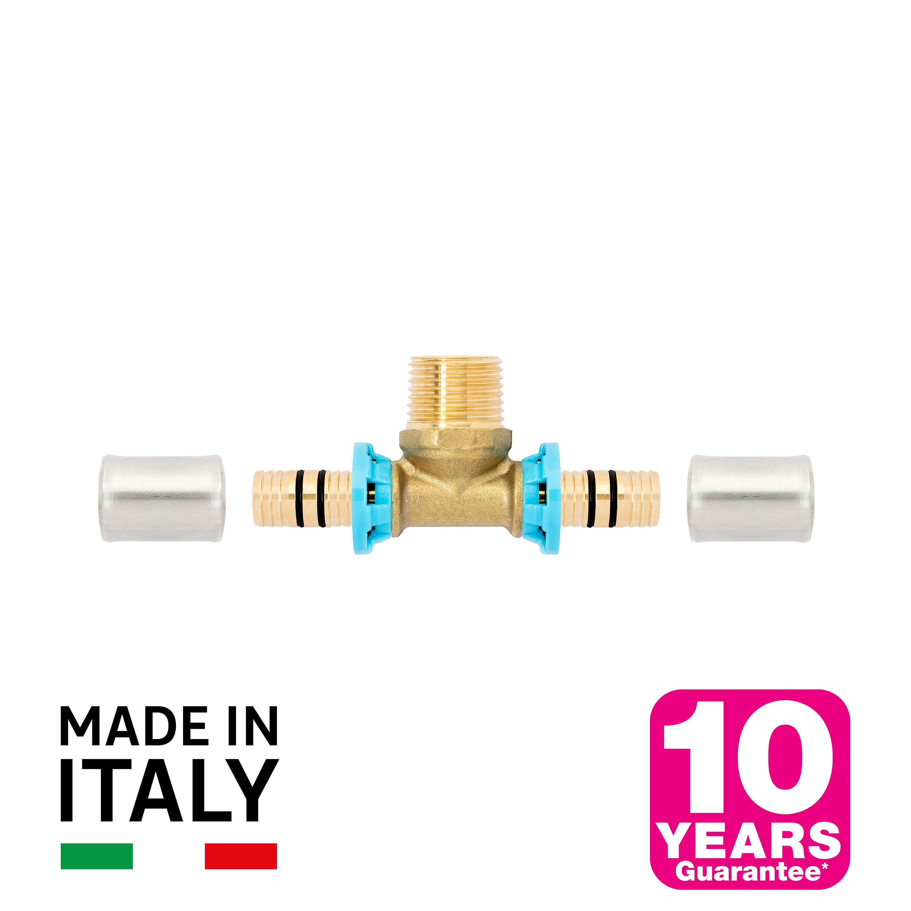 Té à sertir multicouche ⌀ 16 M15x21 (1/2