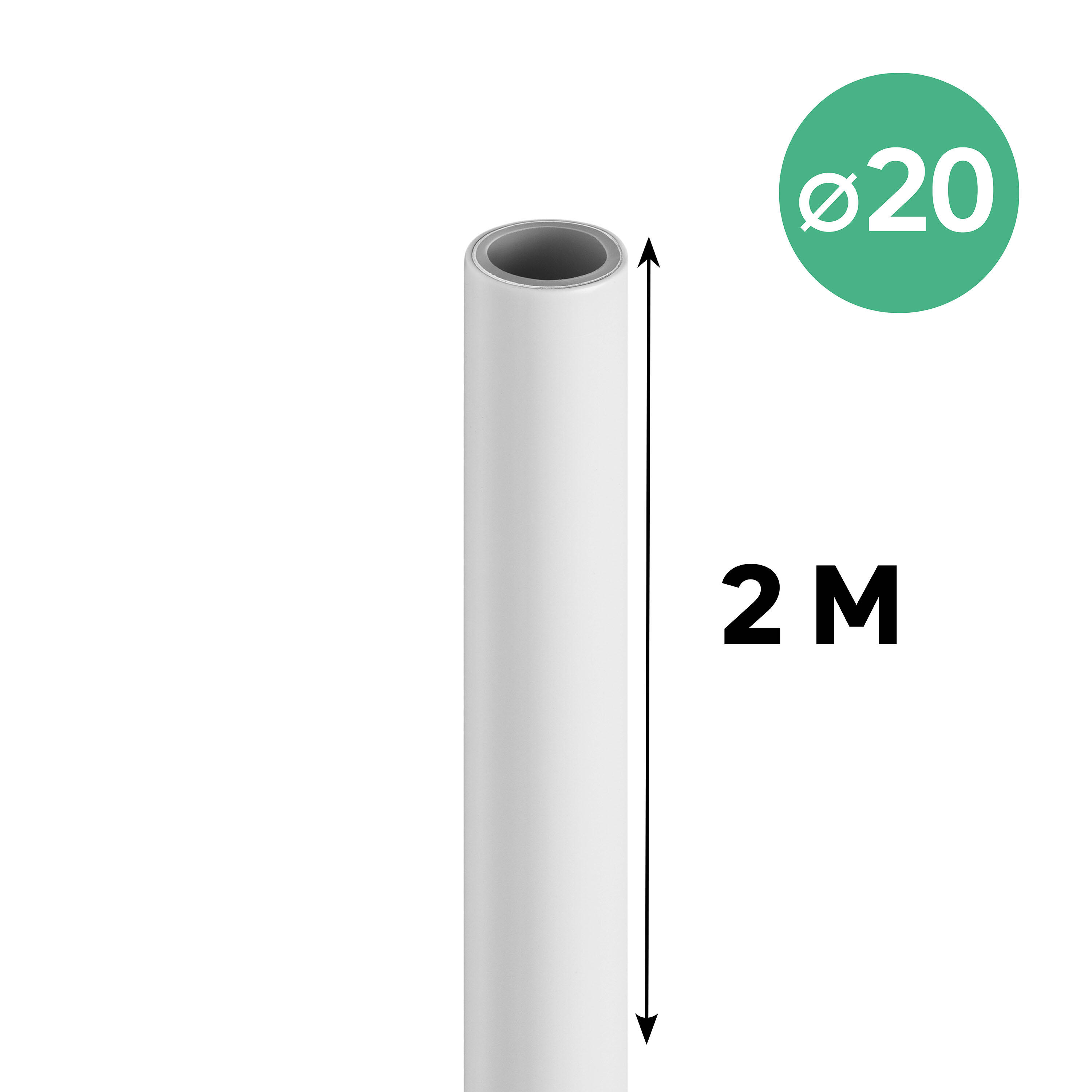 Tube multicouche nu Ø20, en barre de 2m, EQUATION Leroy Merlin — free download