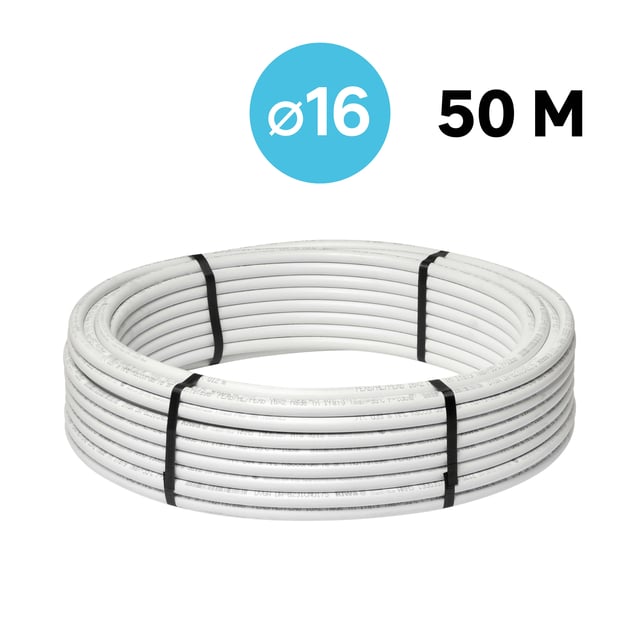 Tube multicouche nu Ø16, en couronne de 50m, EQUATION
