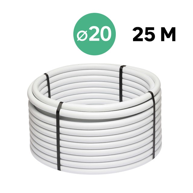 Tube multicouche nu Ø20, en couronne de 25m, EQUATION