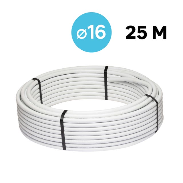 Tube multicouche nu Ø16, en couronne de 25m, EQUATION