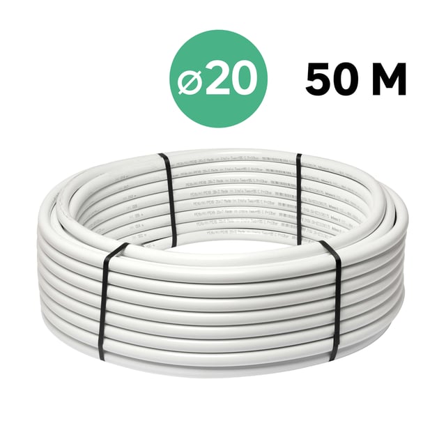 Tube multicouche nu Ø20, en couronne de 50m, EQUATION