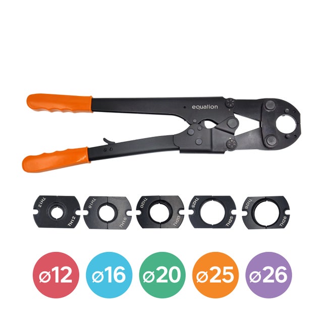 Pince à sertir EQUATION pour PER et multicouche D12/16/20/25/26