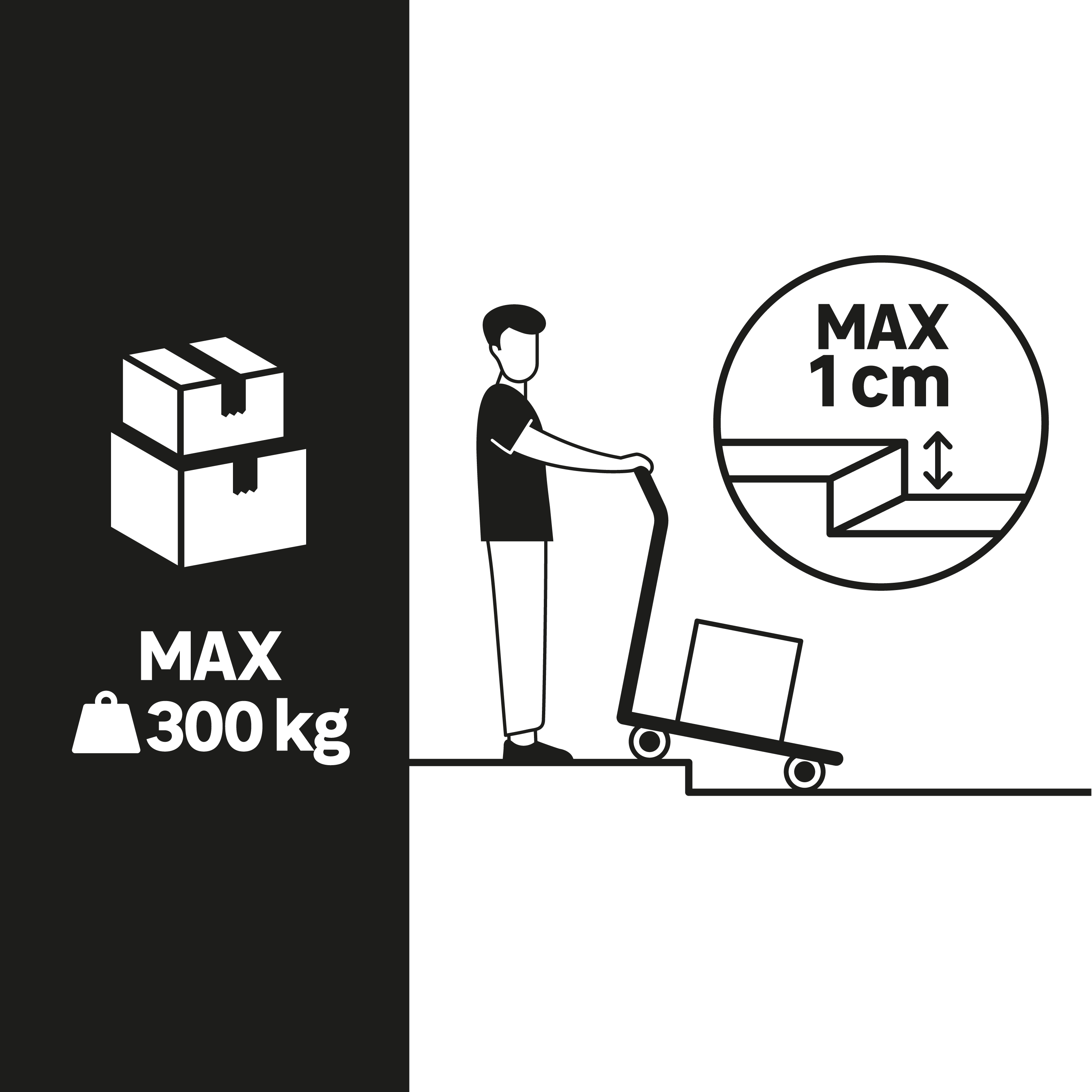 Chariot pliable STANDERS, charge garantie 300 kg - 11