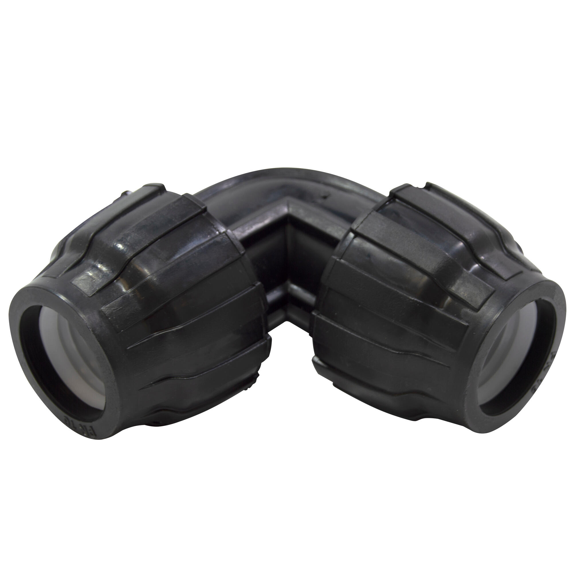 Codo bocas iguales de polipropileno 32 mm - 16 bar - 3