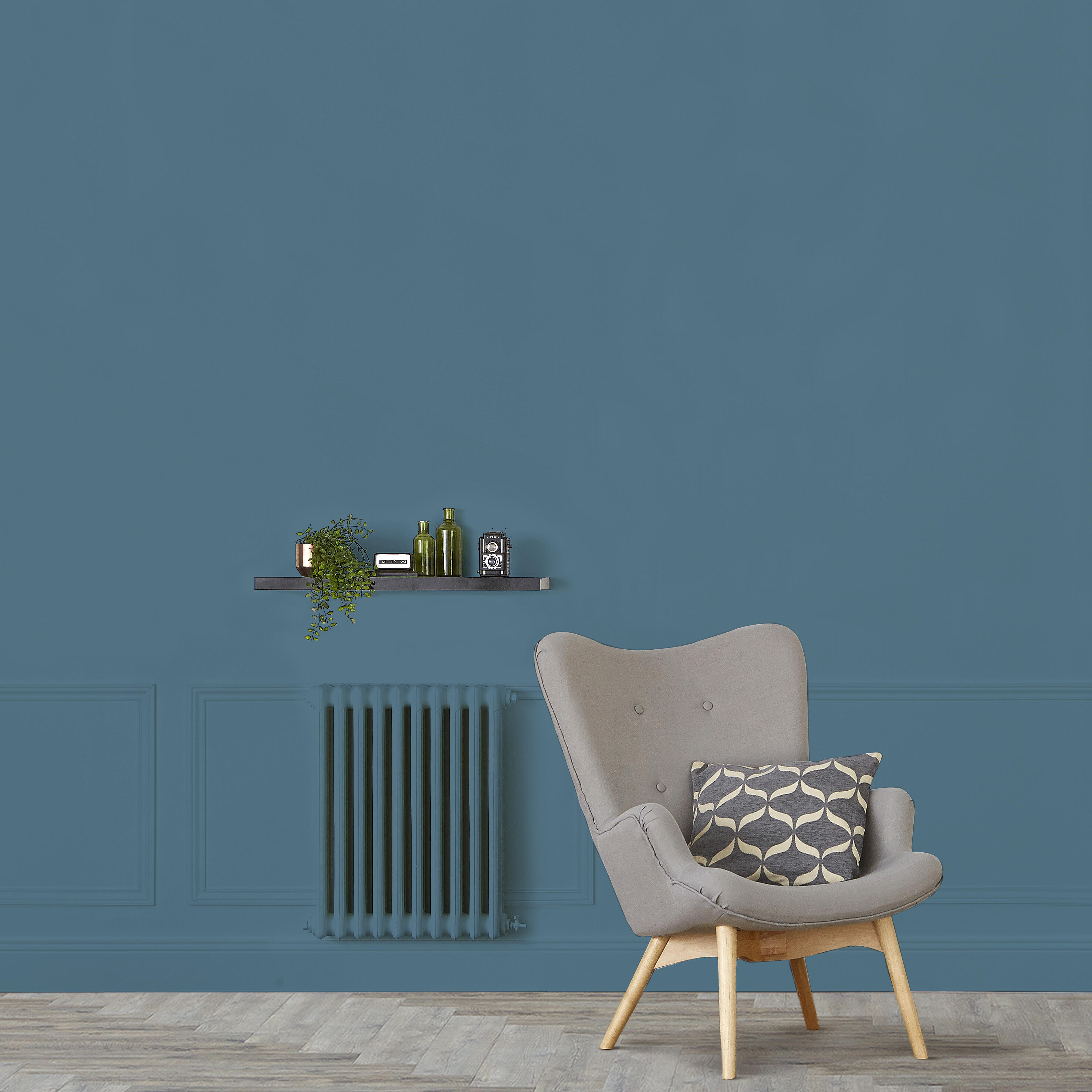 Peinture mur, boiserie, radiateur bleu madura mat RIPOLIN , 2.5L - 3