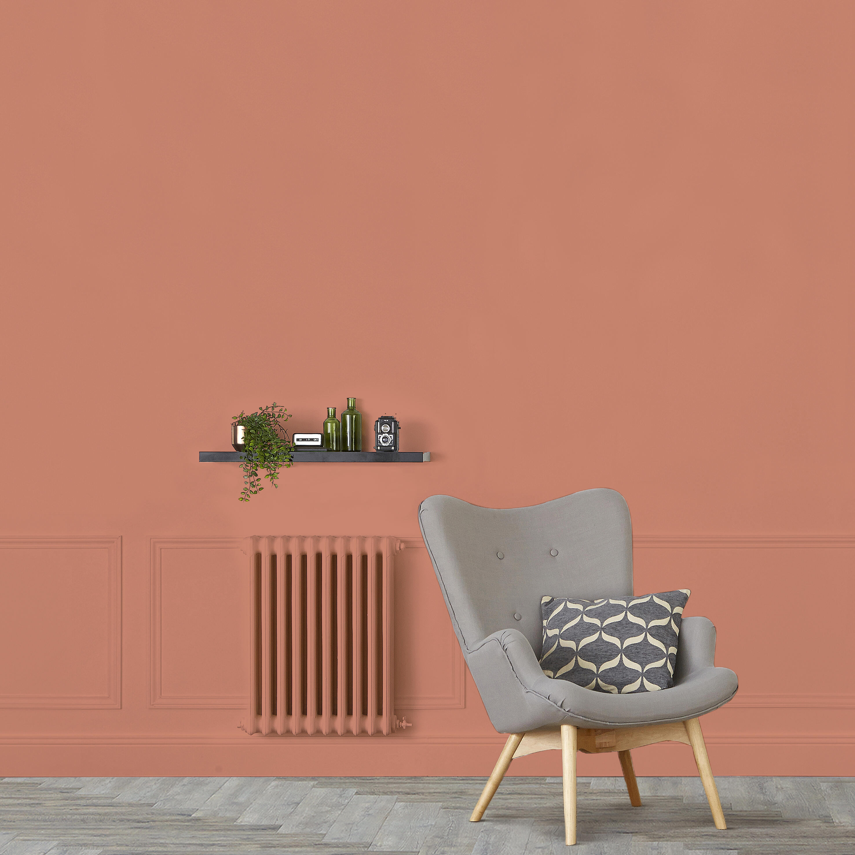 Peinture mur, boiserie, radiateur ocre nubie mat RIPOLIN , 2.5L - 3