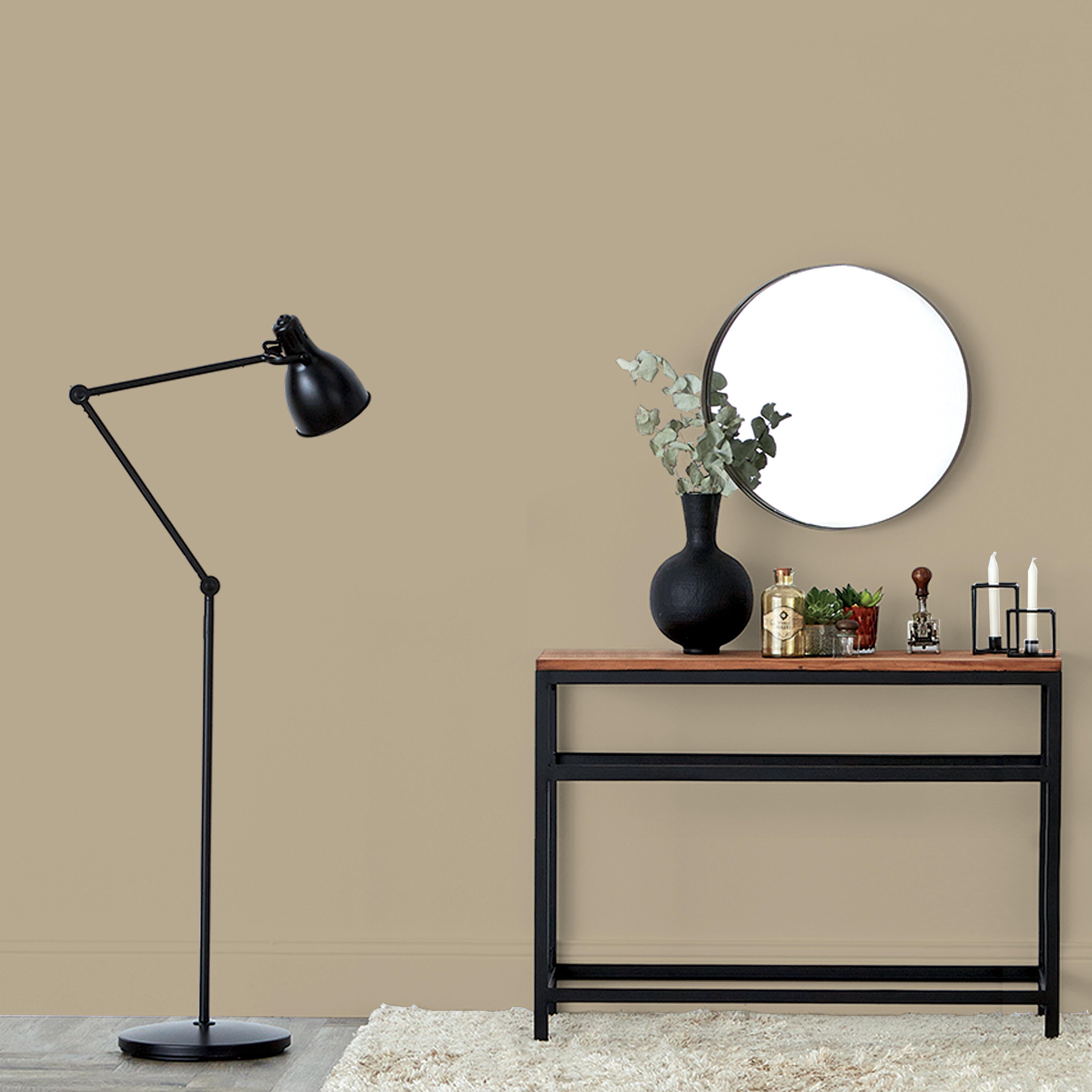 Peinture mur, boiserie, radiateur beige cachemire satin RIPOLIN , 2.5L - 4