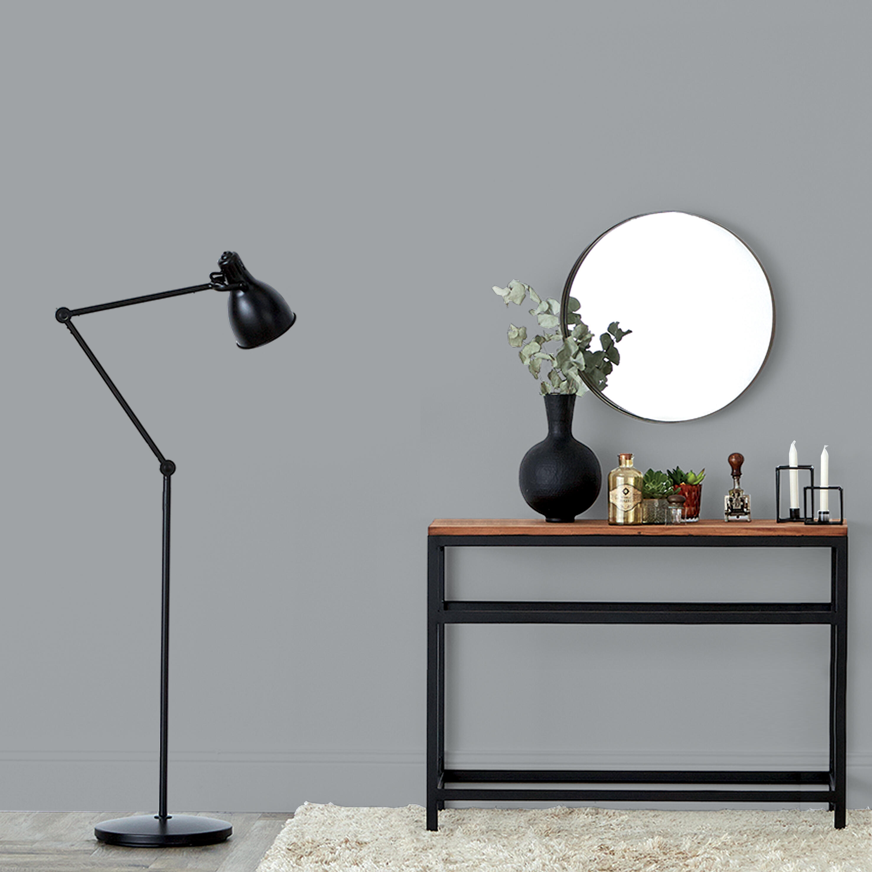 Peinture mur, boiserie, radiateur gris galet satin RIPOLIN , 2.5L - 3