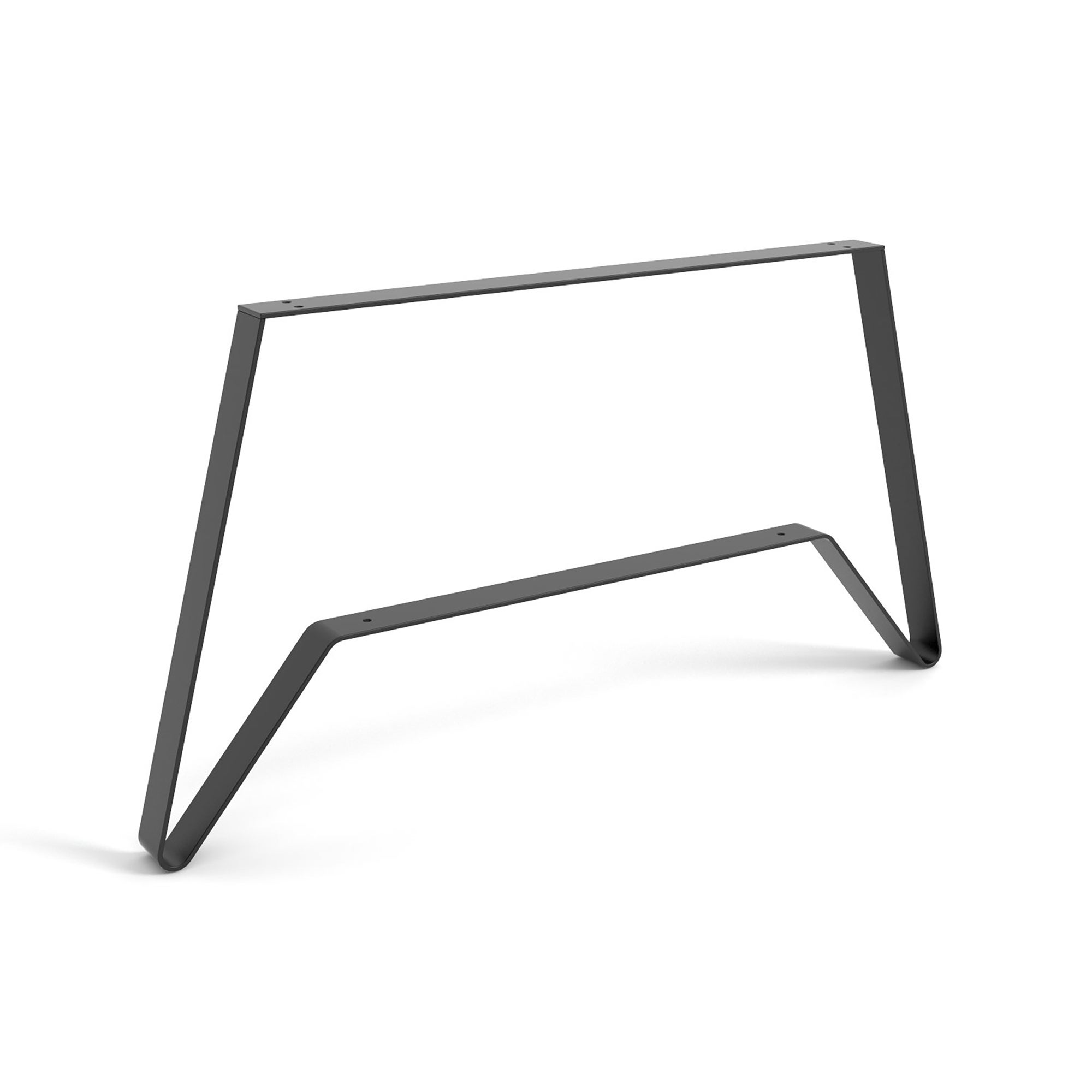 Pata para mesa de centro de acero color negro altura 40 cm