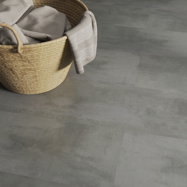 Dalle PVC clipsable forte ARTENS Seren béton moyen
