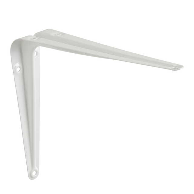 Reggimensola Normo in acciaio verniciato bianco, H 20 X P 15 cm