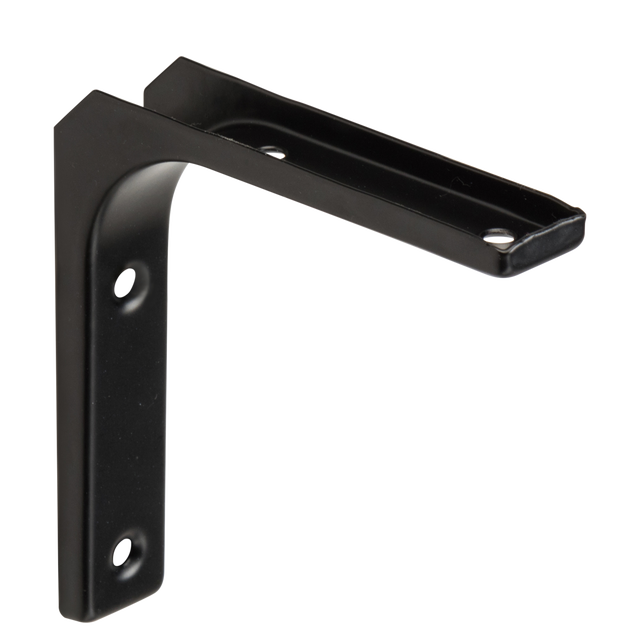 Equerre demi ronde acier noir au meilleur prix | Leroy Merlin