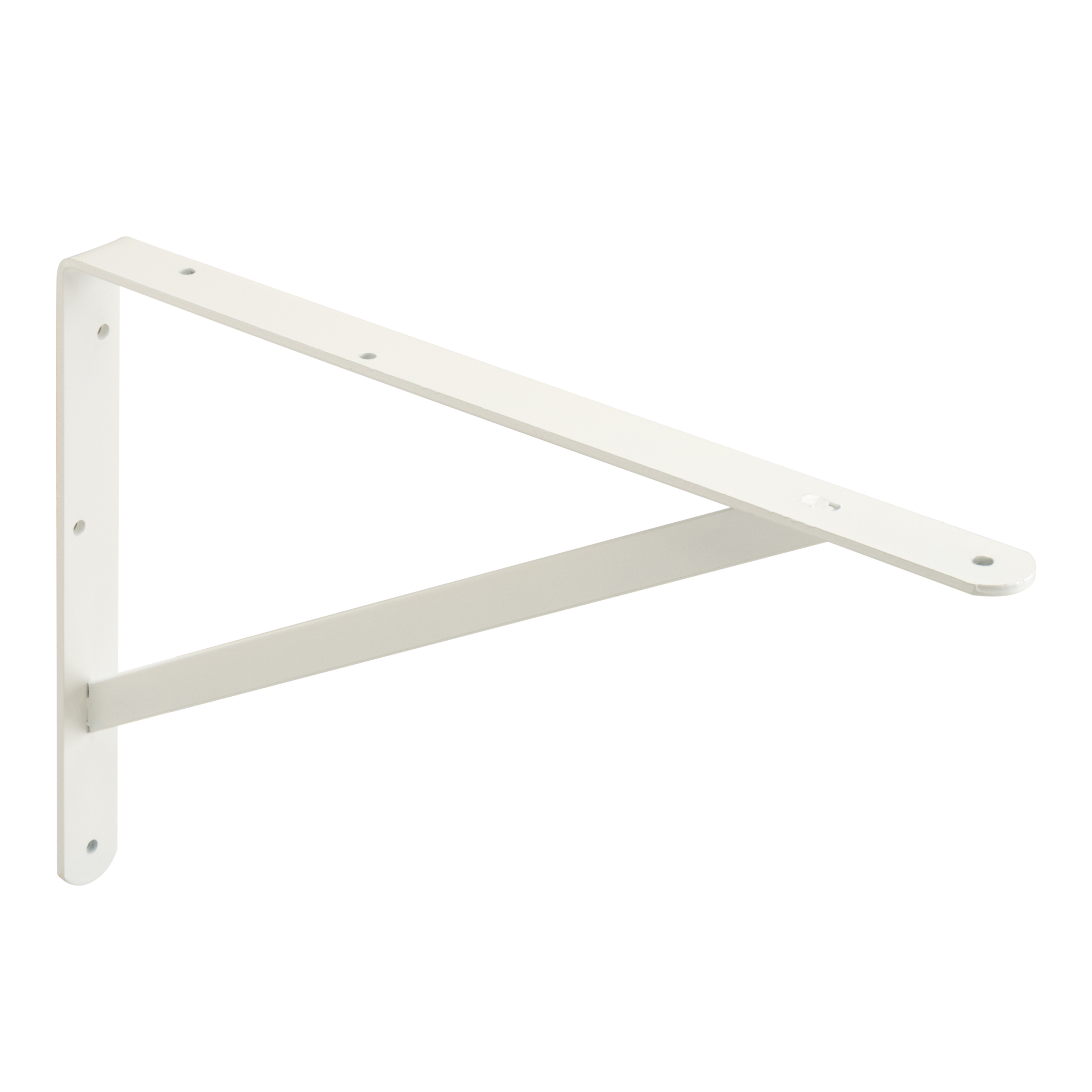 Escuadra reforzada dolmen blanco epoxi alt. 27 x an. 40 cm