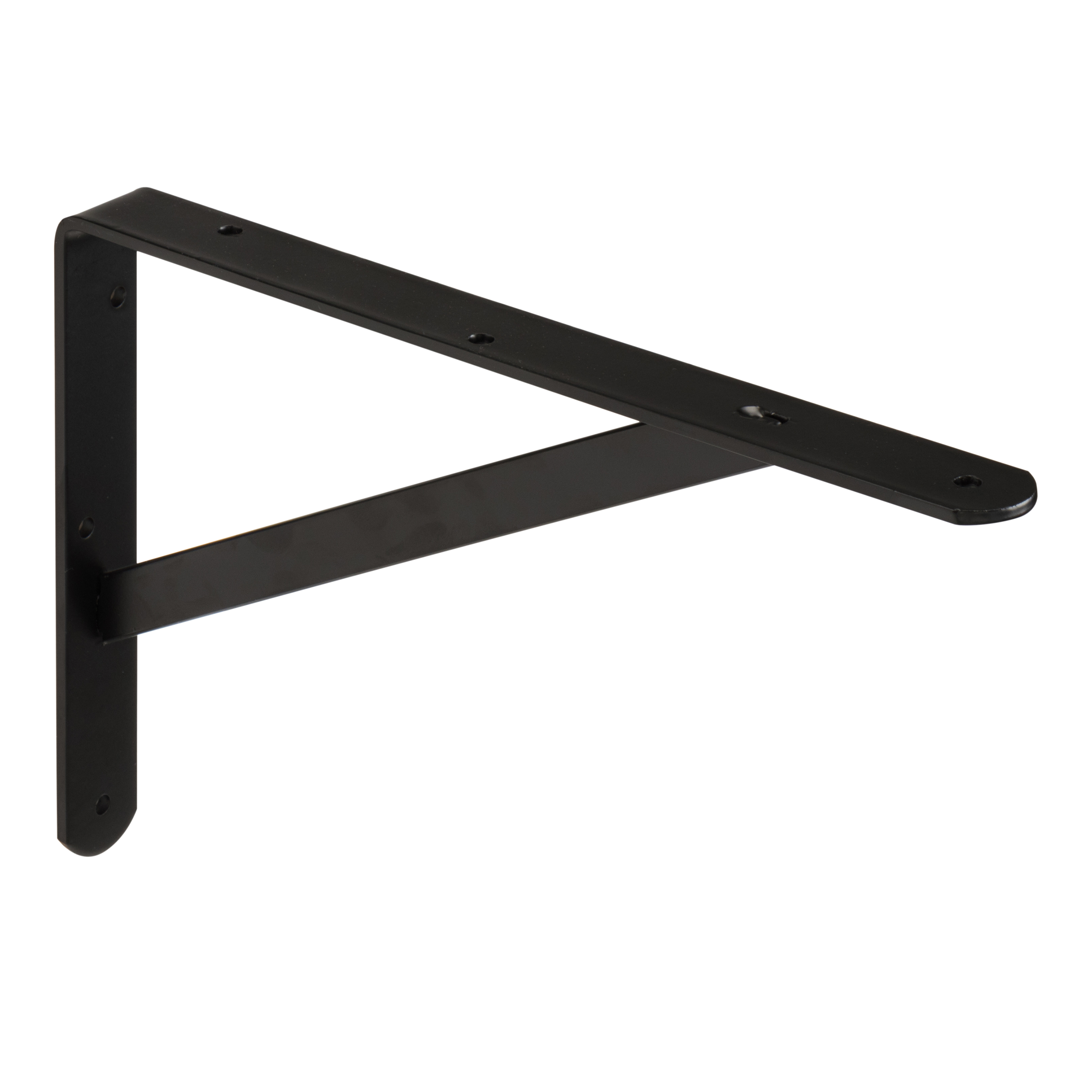 Escuadra reforzada dolmen negro epoxi alt. 20 x an 30 cm