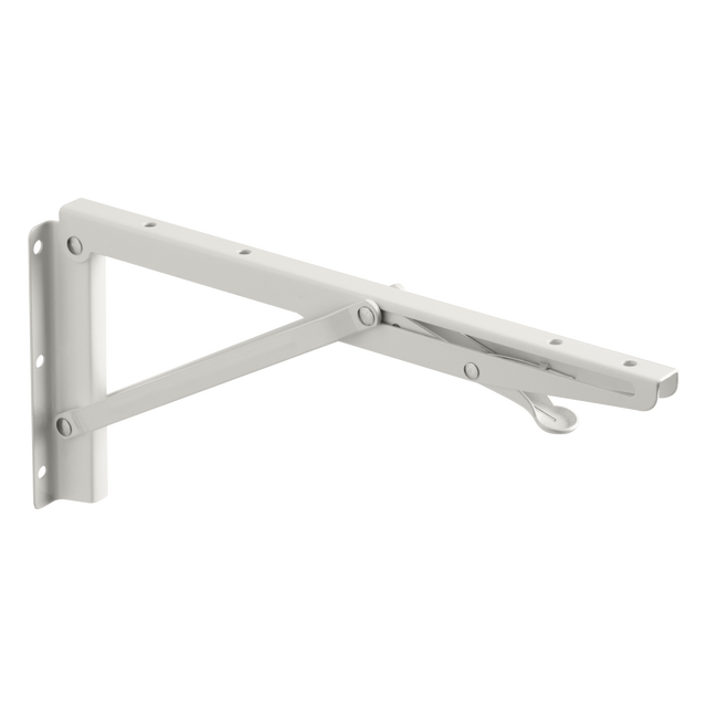 Escuadra fija Blanco  Epoxi Alt. 12,5 x An. 15 cm