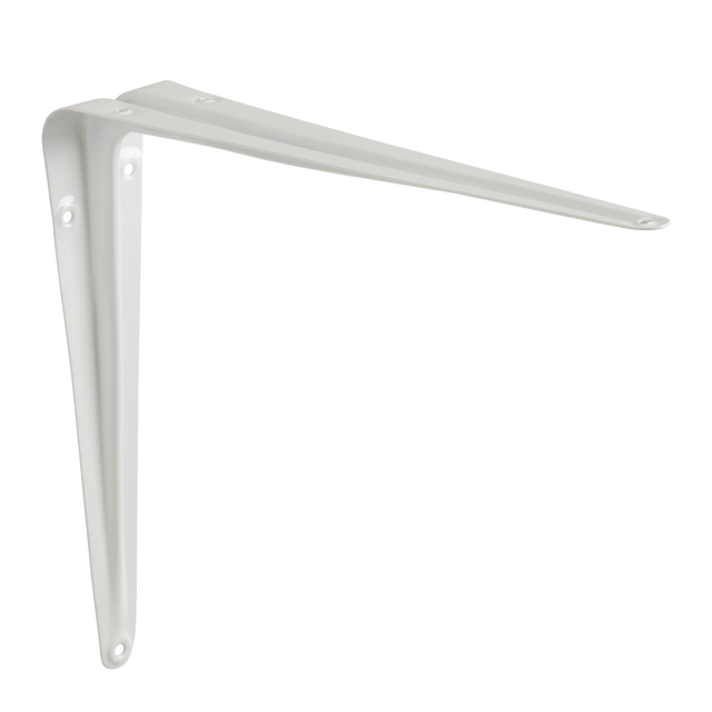 Reggimensola Normo in acciaio verniciato bianco, H 25 X P 20 cm